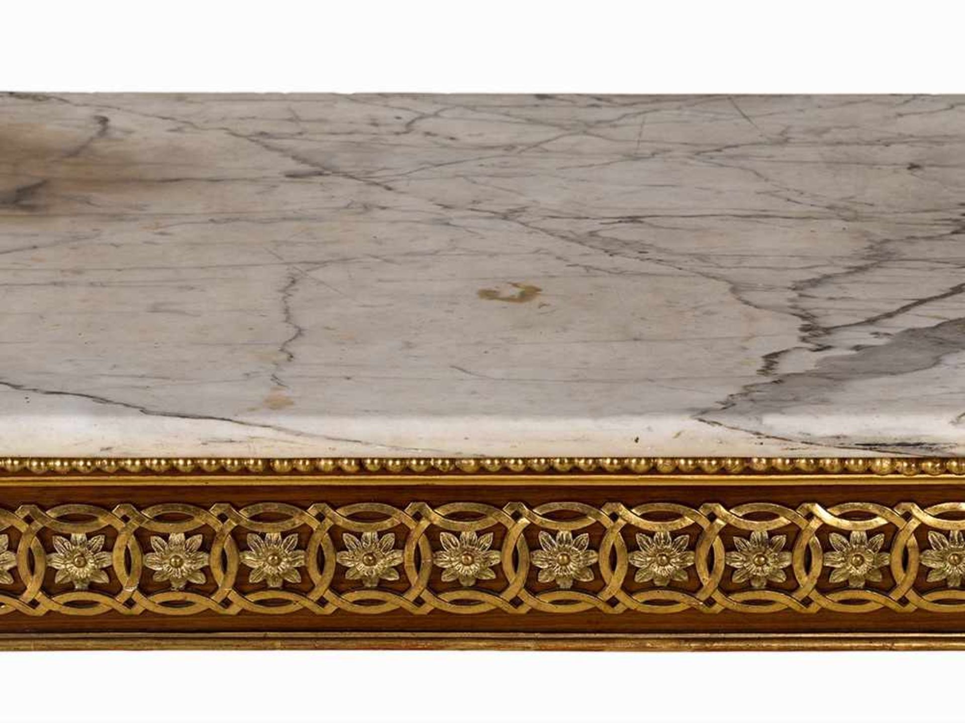 Neo-Classicism, Central Console Table, Spain, c. 1800 Neo-Classicism, period of Charles IV of - Bild 9 aus 10