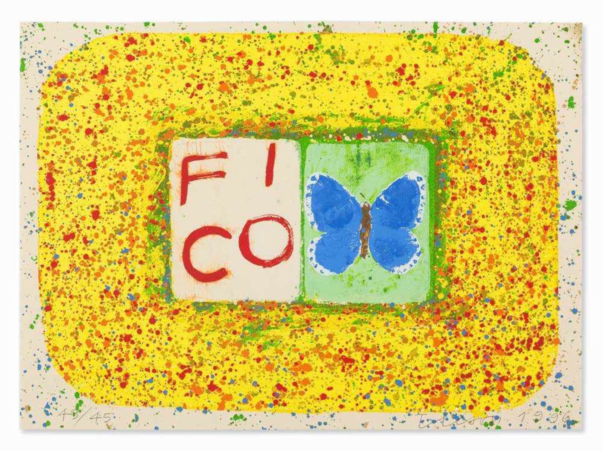 Joe Tilson, Conjunctions, 6 Serigraphs in Colors, 1996 Series of 6 serigraphs in colors over woodcut - Bild 2 aus 12