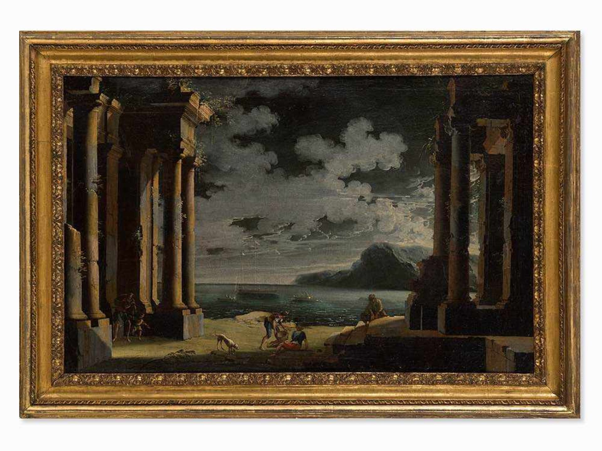 Leonardo Coccorante, Cappriccio, Oil Painting, c. 1740 Oil on canvas, relined Leonardo Coccorante ( - Bild 2 aus 9