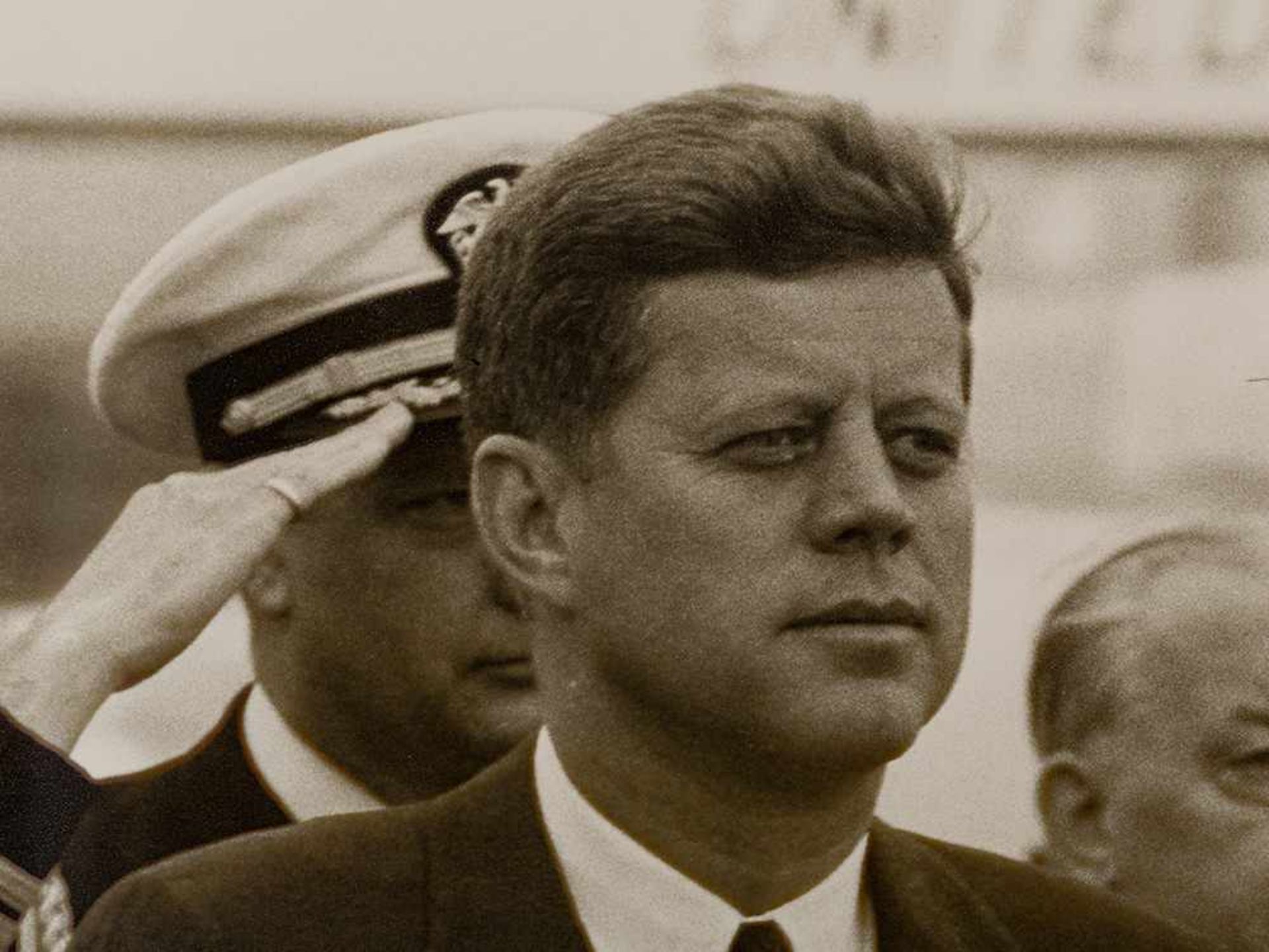 Alfred Kucera, Silbergelatineabzug, John F. Kennedy, Wien, 1961 Vintage Silbergelatineabzug. Wien, - Bild 3 aus 5