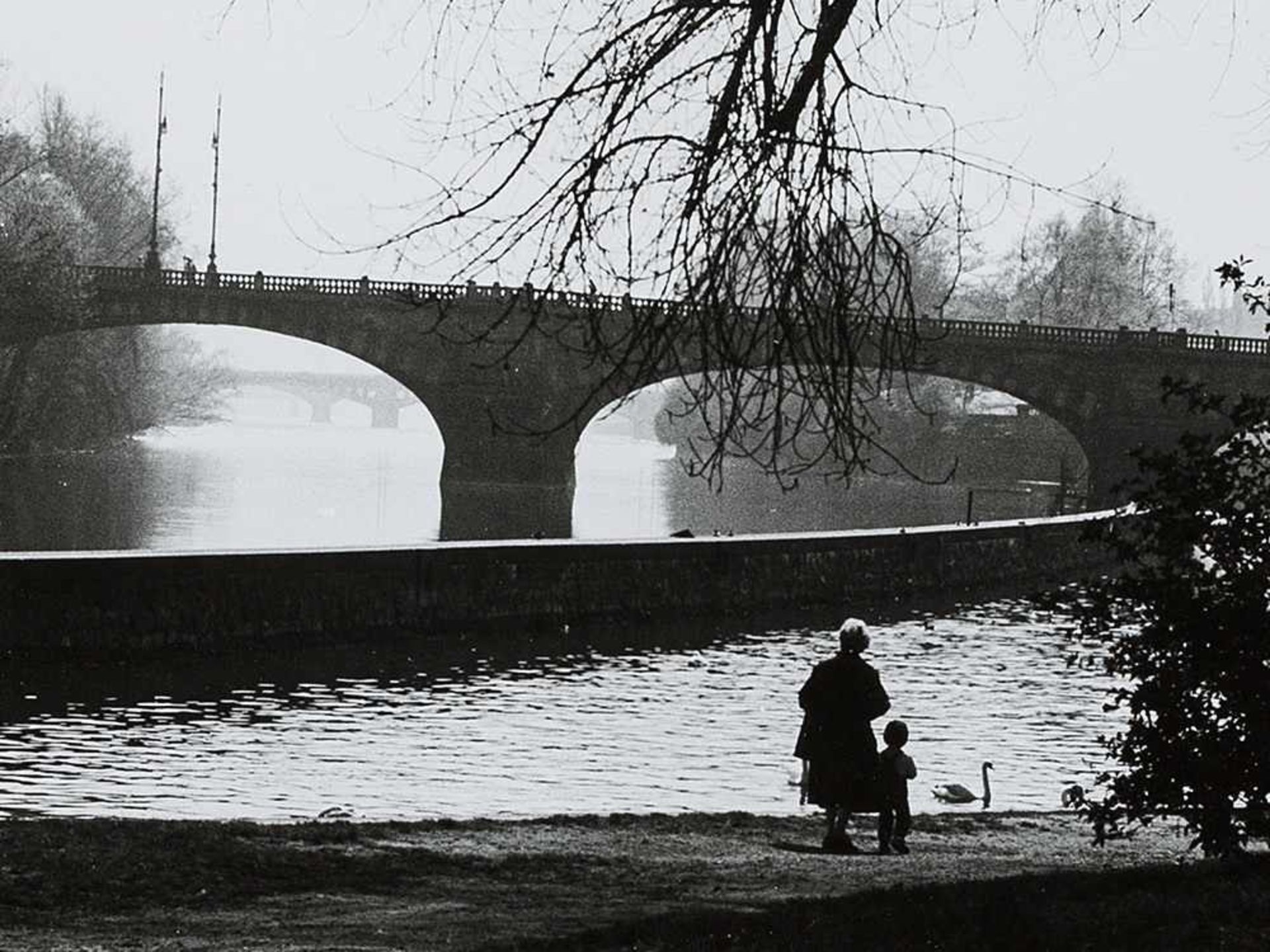 Josef Sudek, An der Moldau, Fotografie, ca. 1960er Jahre Vintage Silbergelatineabzug; beidseitig - Bild 4 aus 6