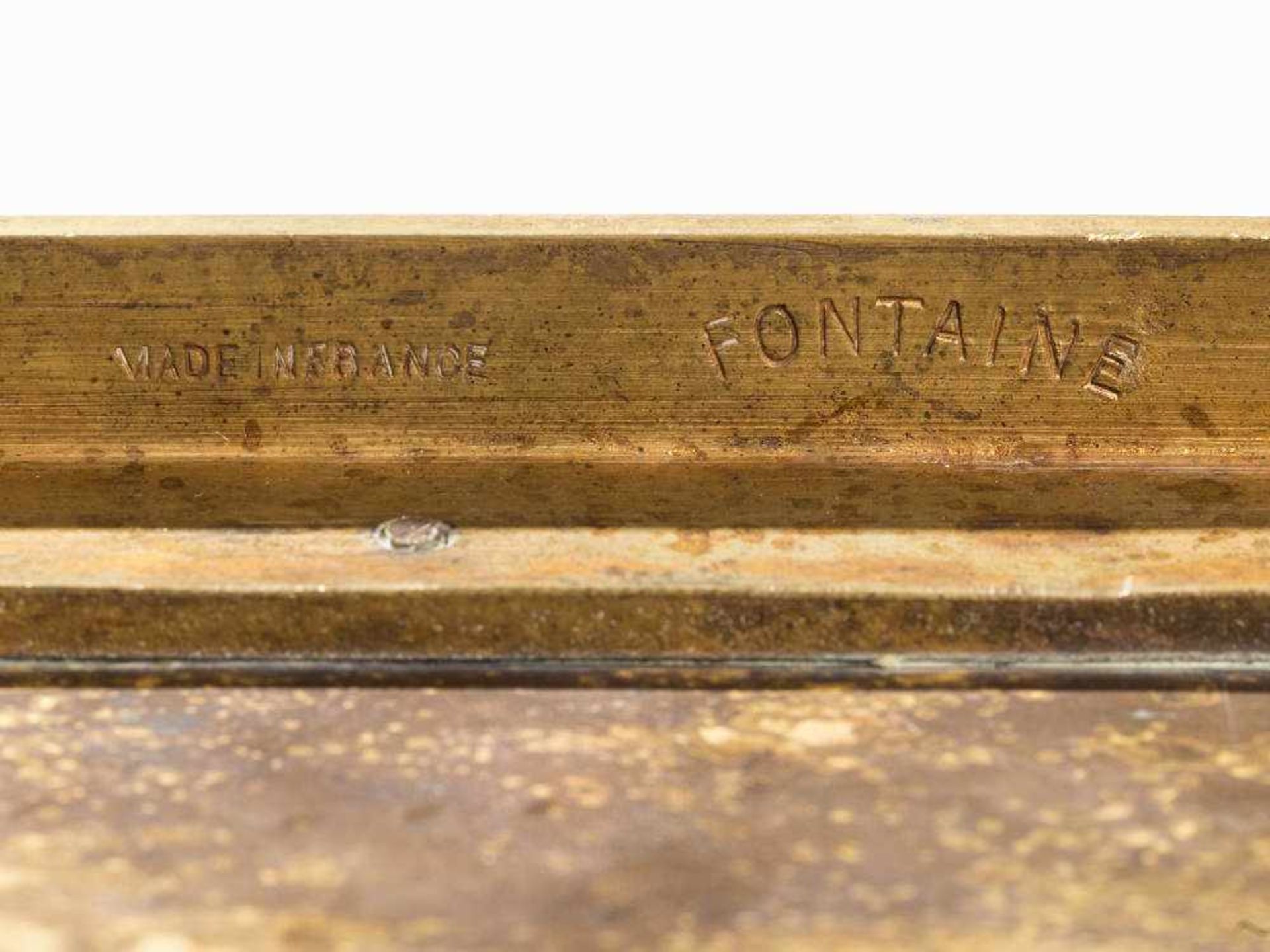 Historismus, Ormolu Briefkasten, Frankreich, Frühes 20. Jh. Bronze, teilweise vergoldet. Frankreich, - Image 8 of 8