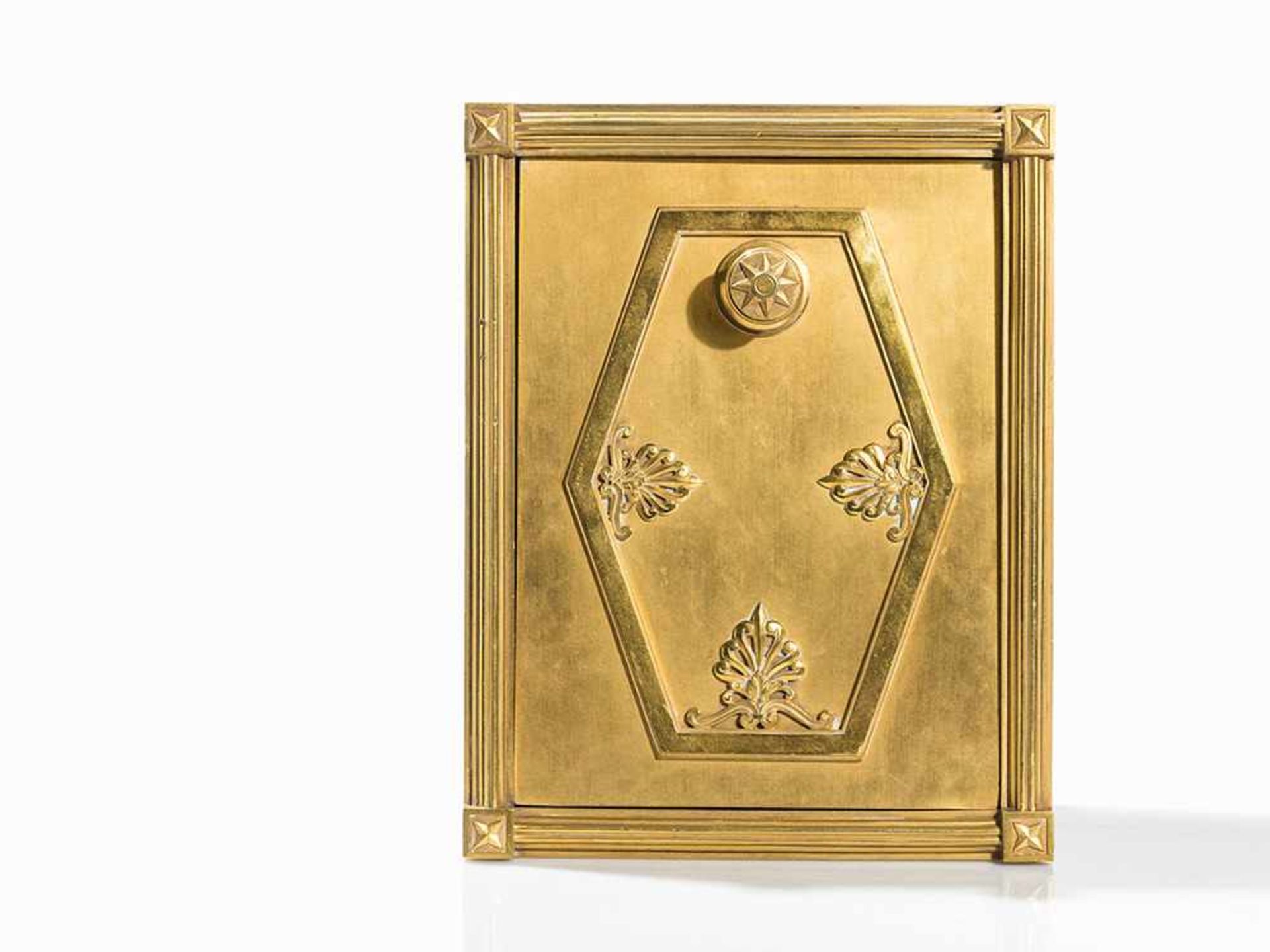 Historismus, Ormolu Briefkasten, Frankreich, Frühes 20. Jh. Bronze, teilweise vergoldet. Frankreich, - Image 2 of 8