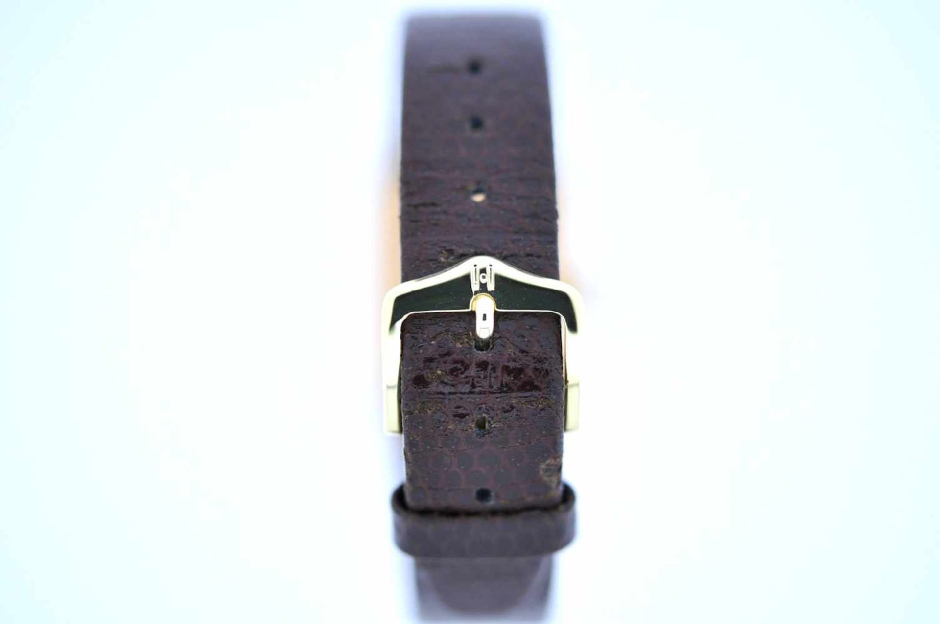 Patek Philippe Rosegoldene 18 karätige Armbanduhr, Patek Philippe, Handaufzug, Formankerwerk, - Bild 4 aus 5