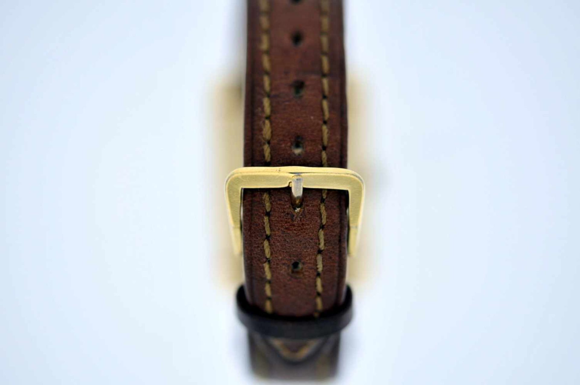 Longines Edelstahl Armbanduhr, Longines, Plaque, Handaufzug, kleine Sekunde, silbernes - Bild 3 aus 4