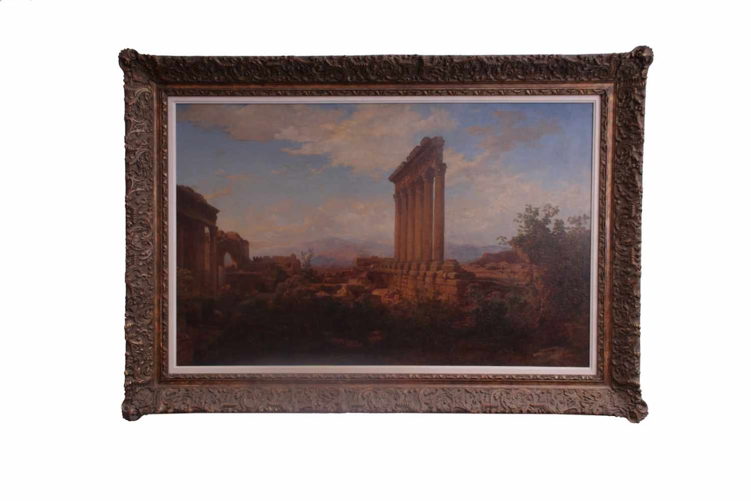 RUINEN VON BAALBEK Öl auf Leinwand, womöglich Casper David Friedrich (1774 - 1840), in