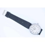 Roamer Edelstahl Vintage Armbanduhr, Roamer, Handaufzug, kleine Sekunde, weißes Zifferblatt, an