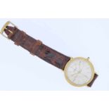 Corum Goldene Vintage Armbanduhr, Corum, Automatik, Ankerwerk, Zentralsekunde, silberfarbenes