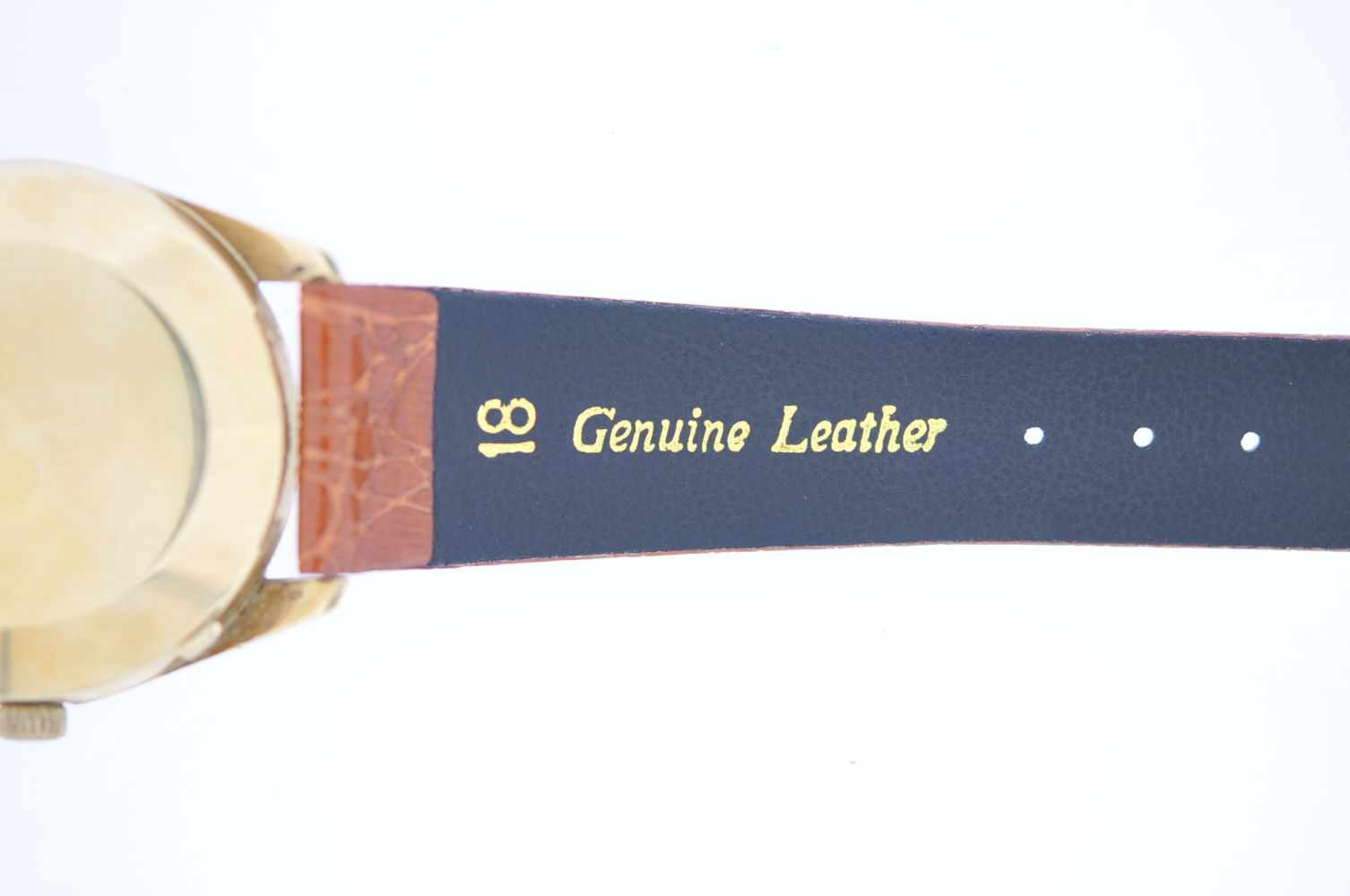 IWC Goldene 18 karätige Vintage Armbanduhr, Automatik, Ankerwerk, beiges Zifferblatt, an - Image 4 of 6