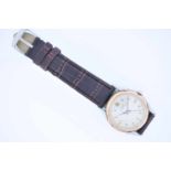 Eterna Stahl Vintage Armbanduhr, bicolor, Hammerautomatik, Zentralsekunde, silberfarbenes