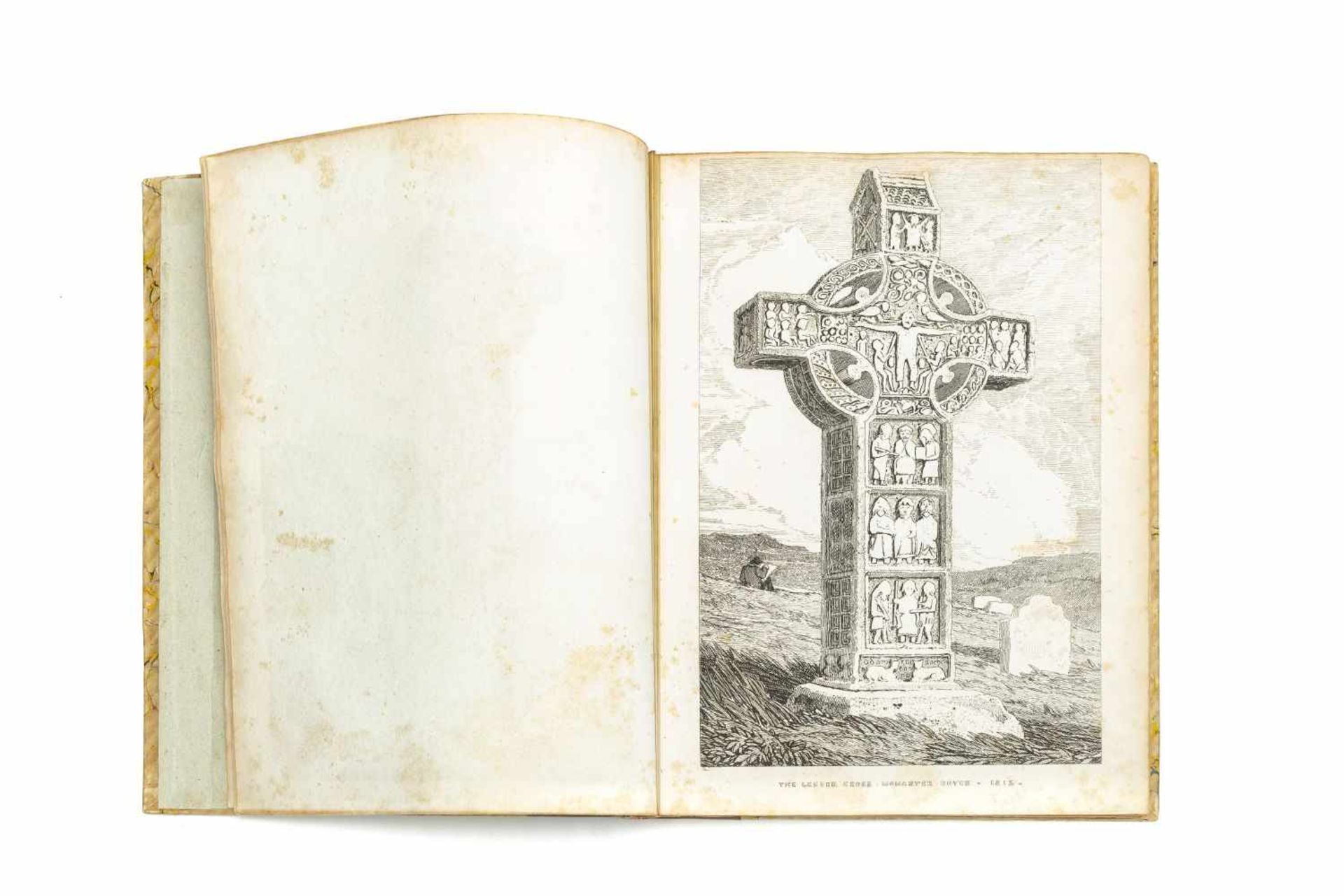 IRELANDThirty-six etchings of Irish Antiquities. Unpublished. [Privately printed] 1830. 4°. Titelbl, - Bild 3 aus 3