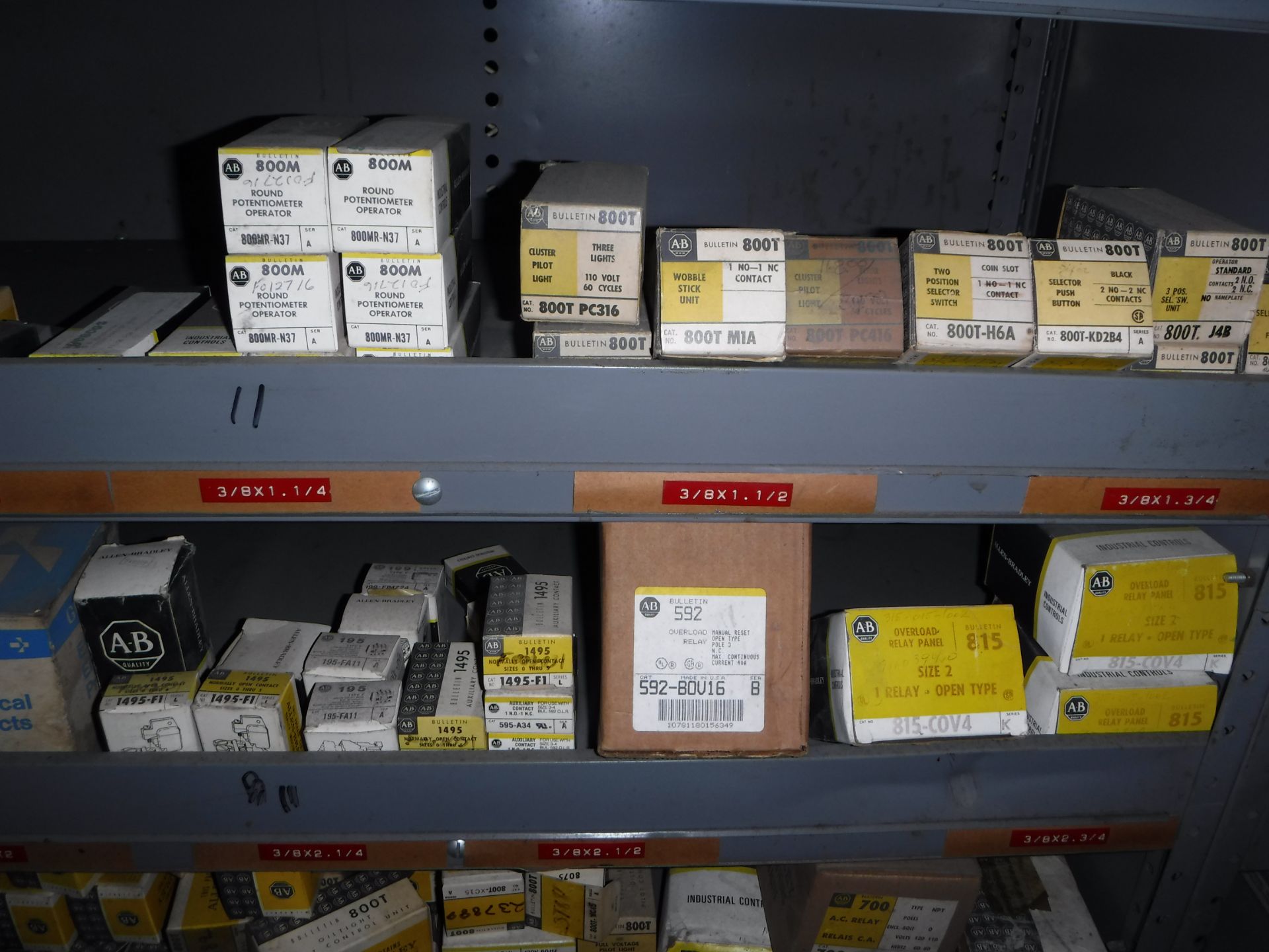 Gigantic Shelving Cabinets Loaded with Electrical New Old Stock - Image 4 of 5