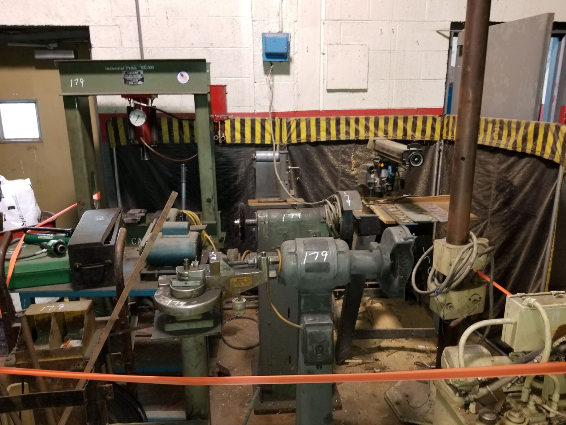 Industrial Press, Grinding Machines, Radial Arm Saw, Hydraulic Tank and More - Image 2 of 4