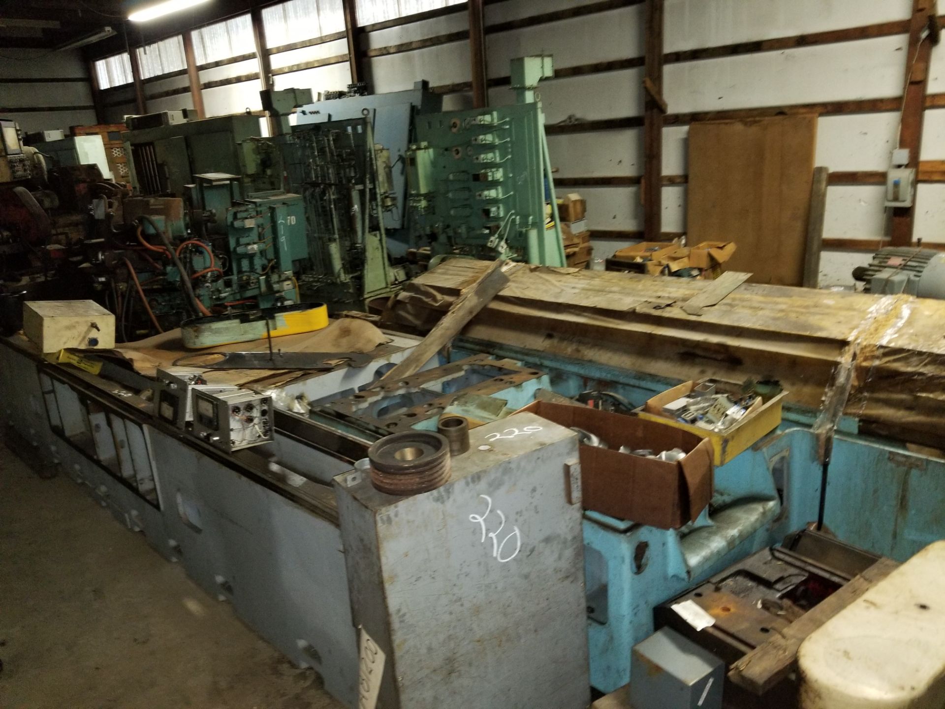 Large Lot of Landis Machine Beds and Parts