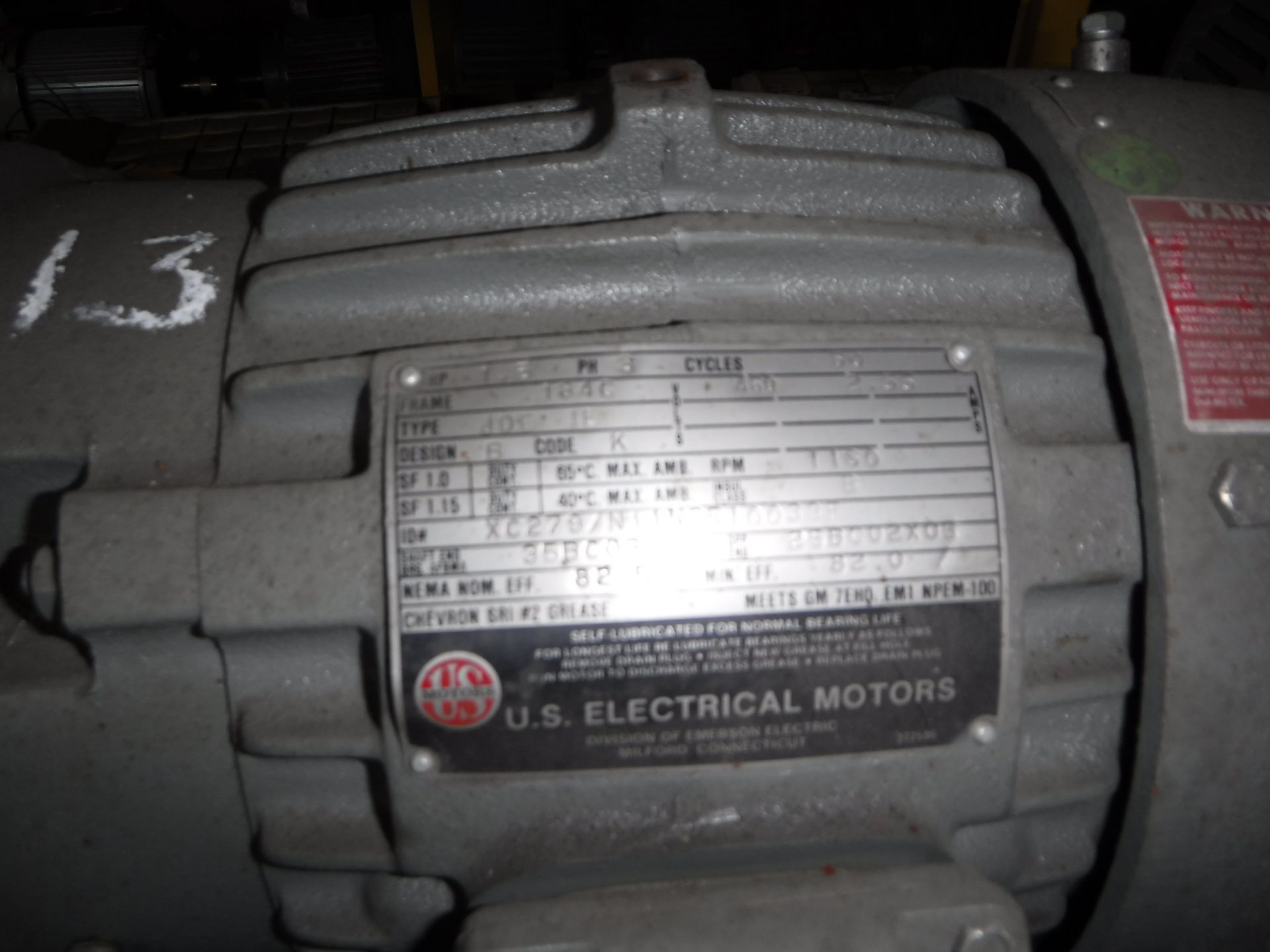 Group of 6 Various AC Motors Plus 6 New Old Stock - Image 6 of 7