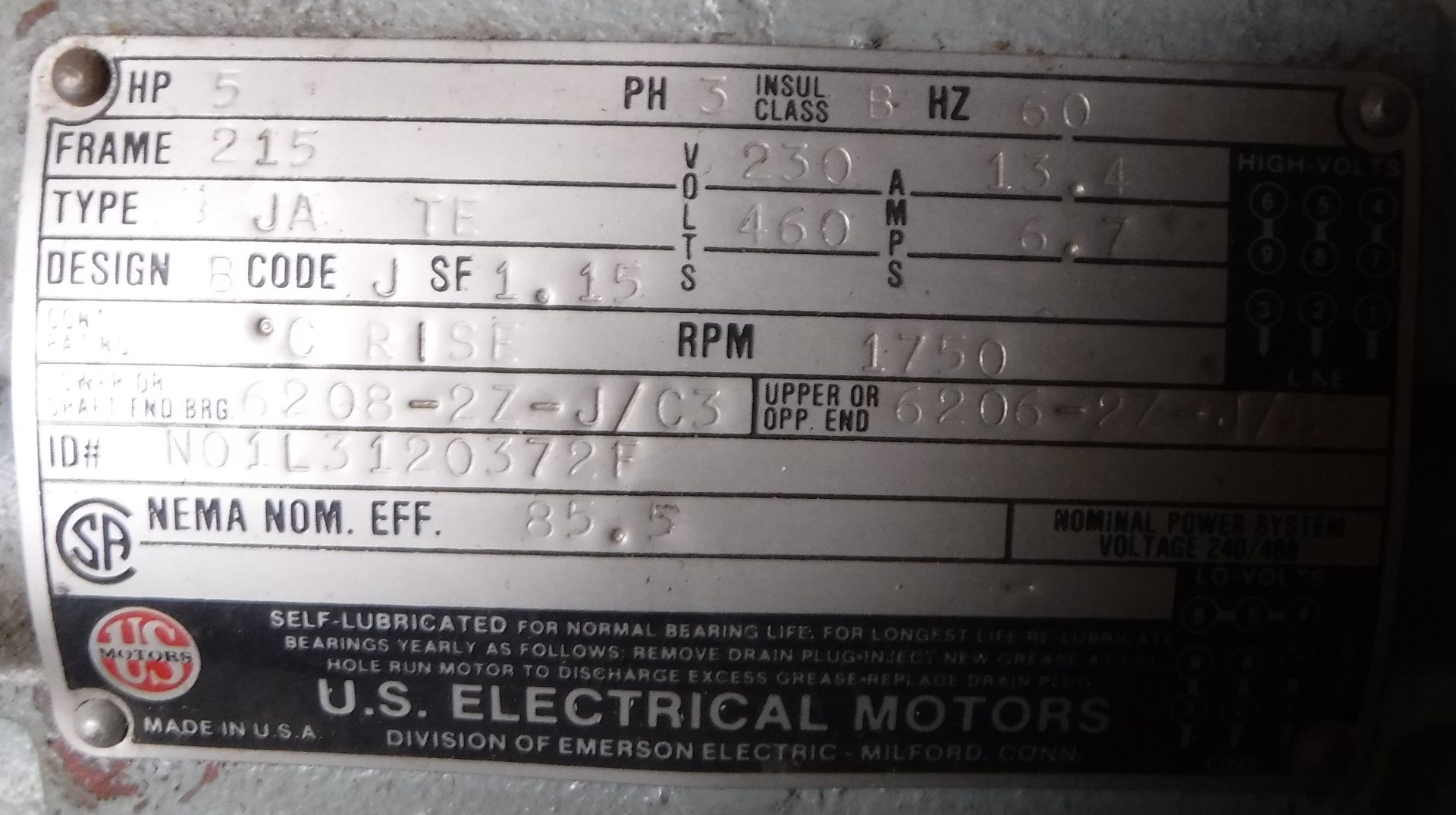 10 Varous DC Motors w/ Warner & Swasey Co. - Image 2 of 6