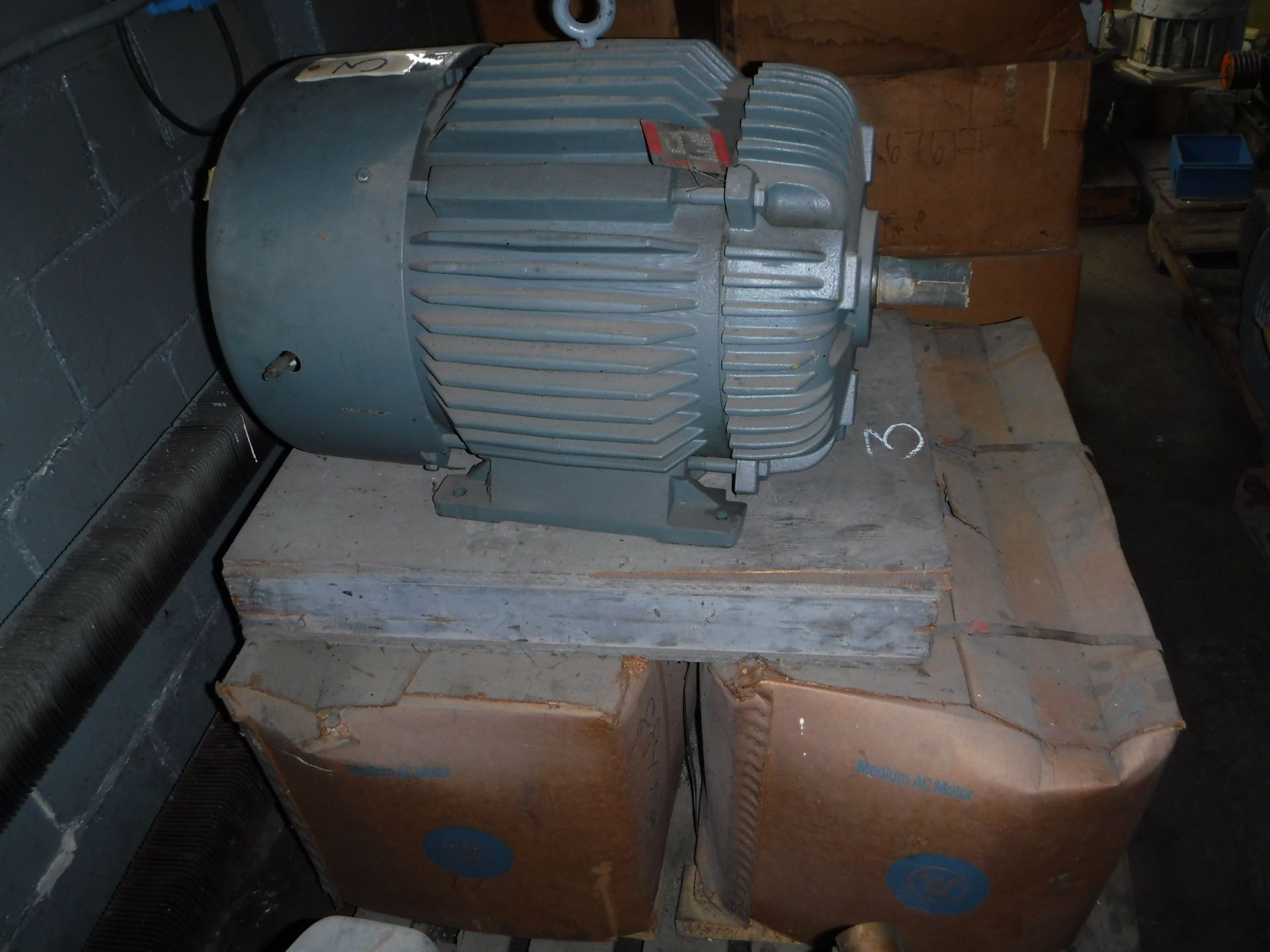 Pallet of 3 Large Multi-Speed Motors with 2 New In Box