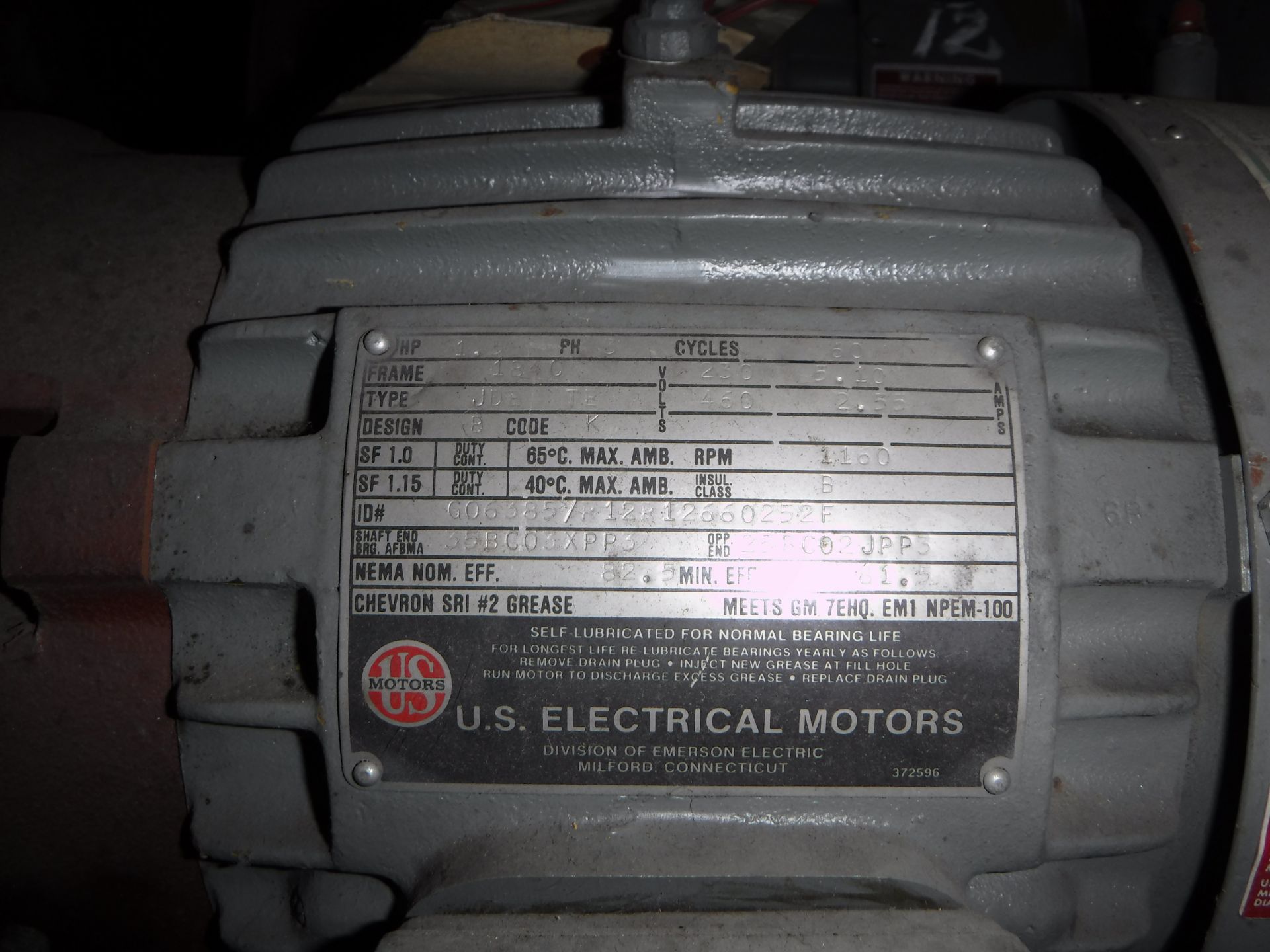 Group of 6 US Motors 1160 RPM - Image 4 of 7