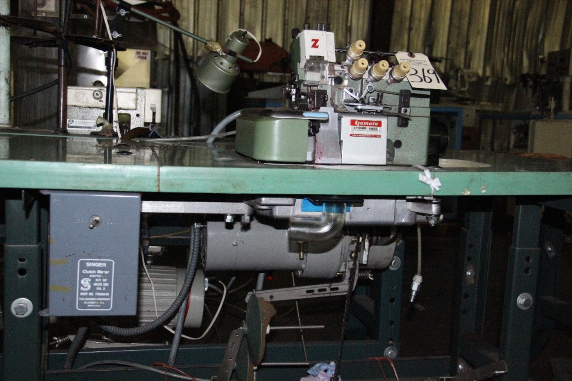 Yamato ZF-1026 4-Thread Mock Safety Stitch Sewing Machine - Image 3 of 5