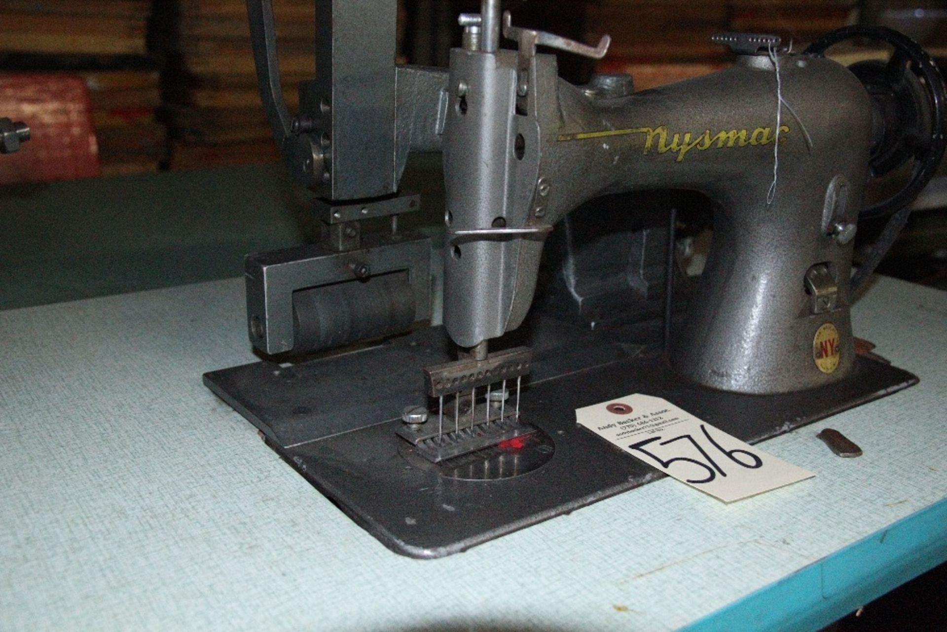 New York Sewing Machine 12-Needle Chainstitch Sewing Machine - Image 2 of 5