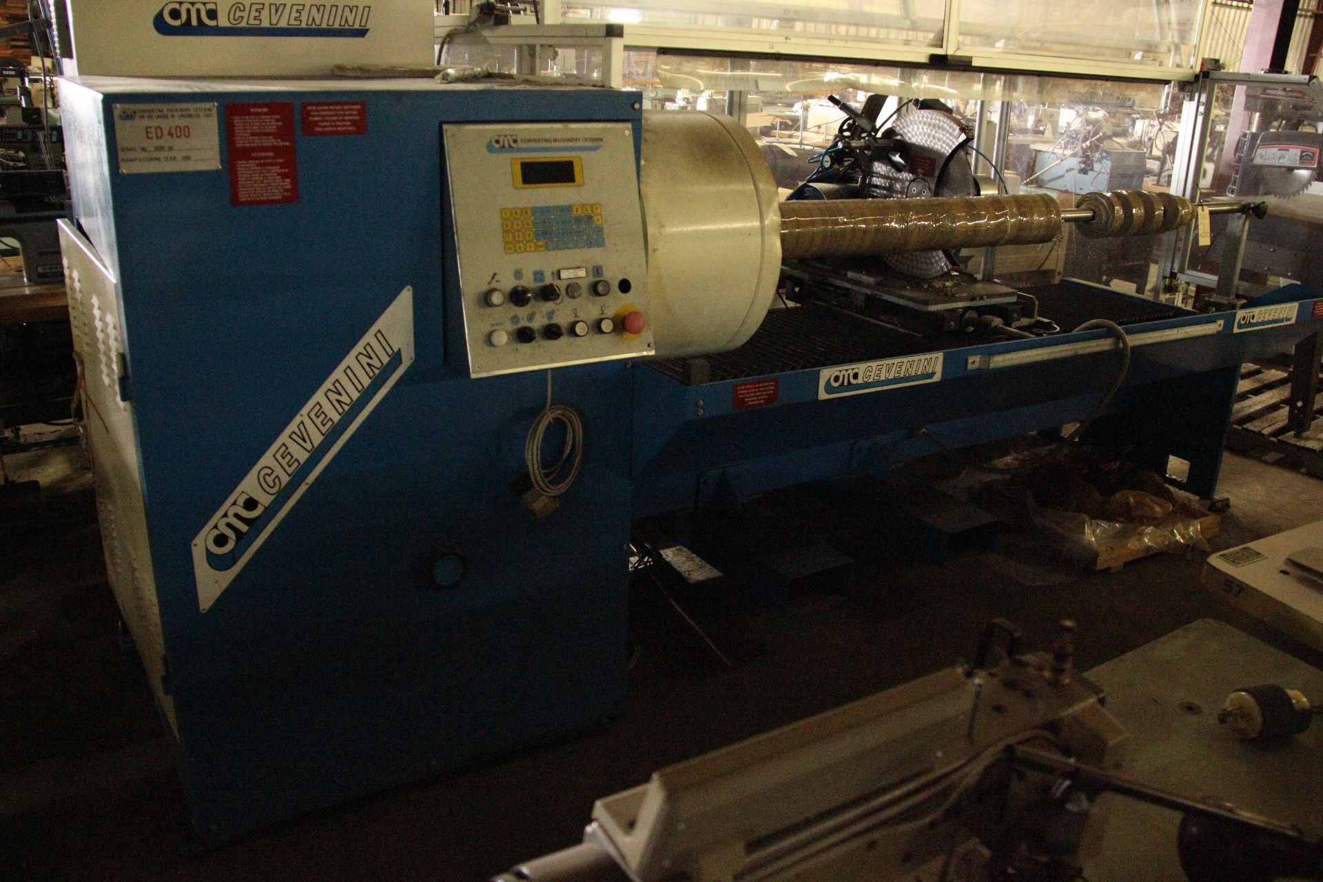 CMC Cevenini ED400 CNC Roll Cloth Slitting Machine