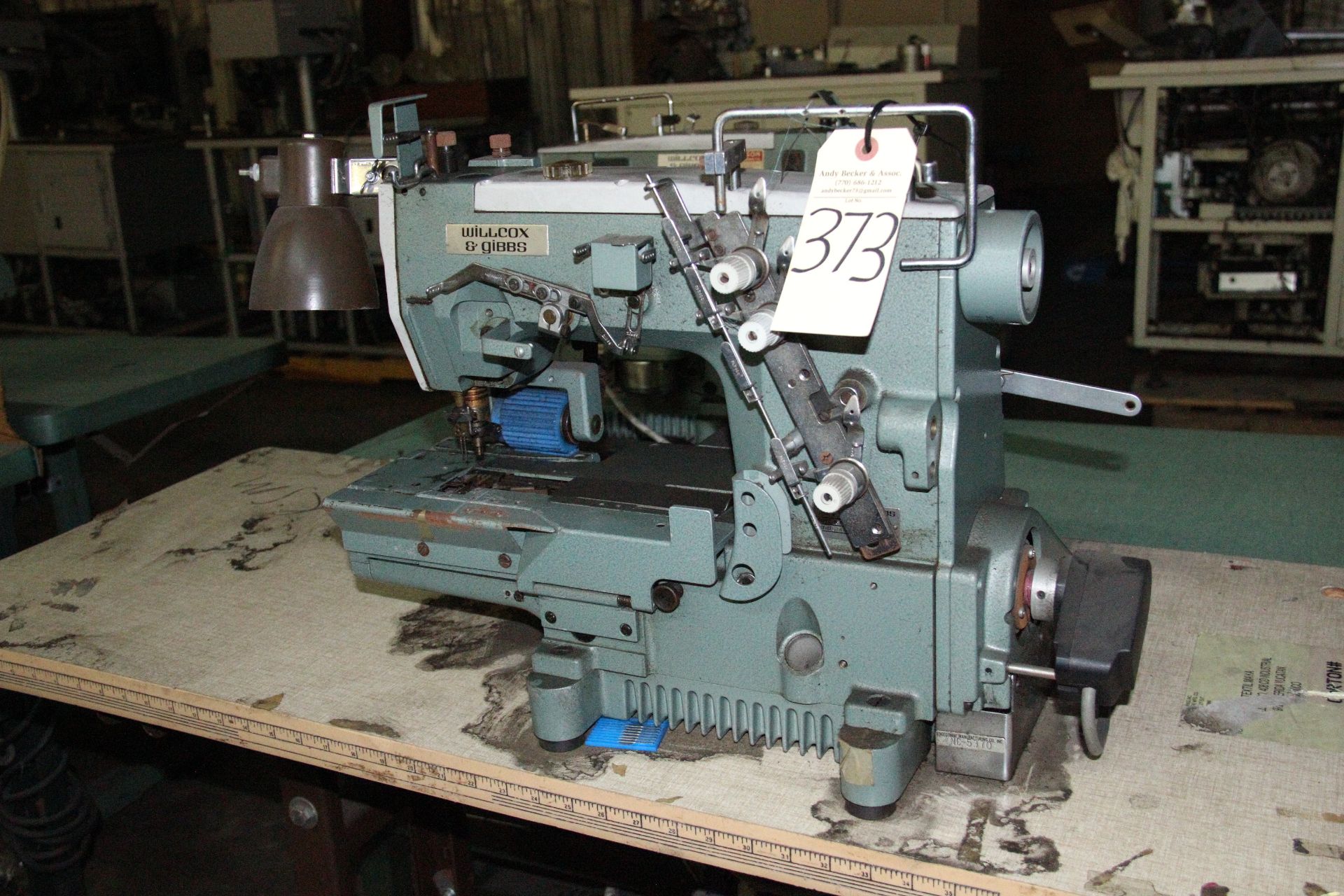 WG WS-62 Cylinder Arm Bottom Coverstitch Sewing Machine - Image 4 of 5
