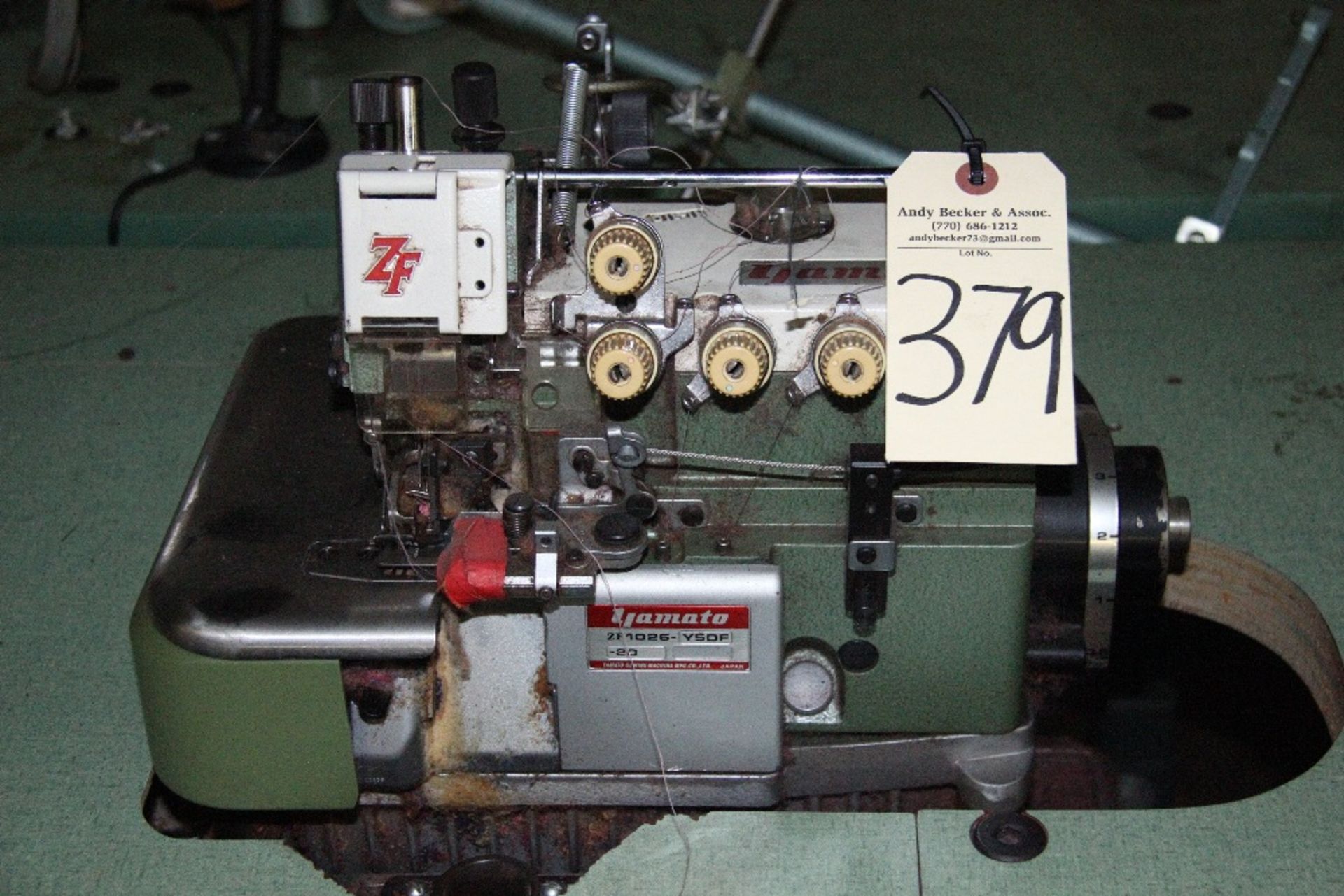 Yamato ZF1026 4-Thread Mock Safety Stitch Sewing Machine