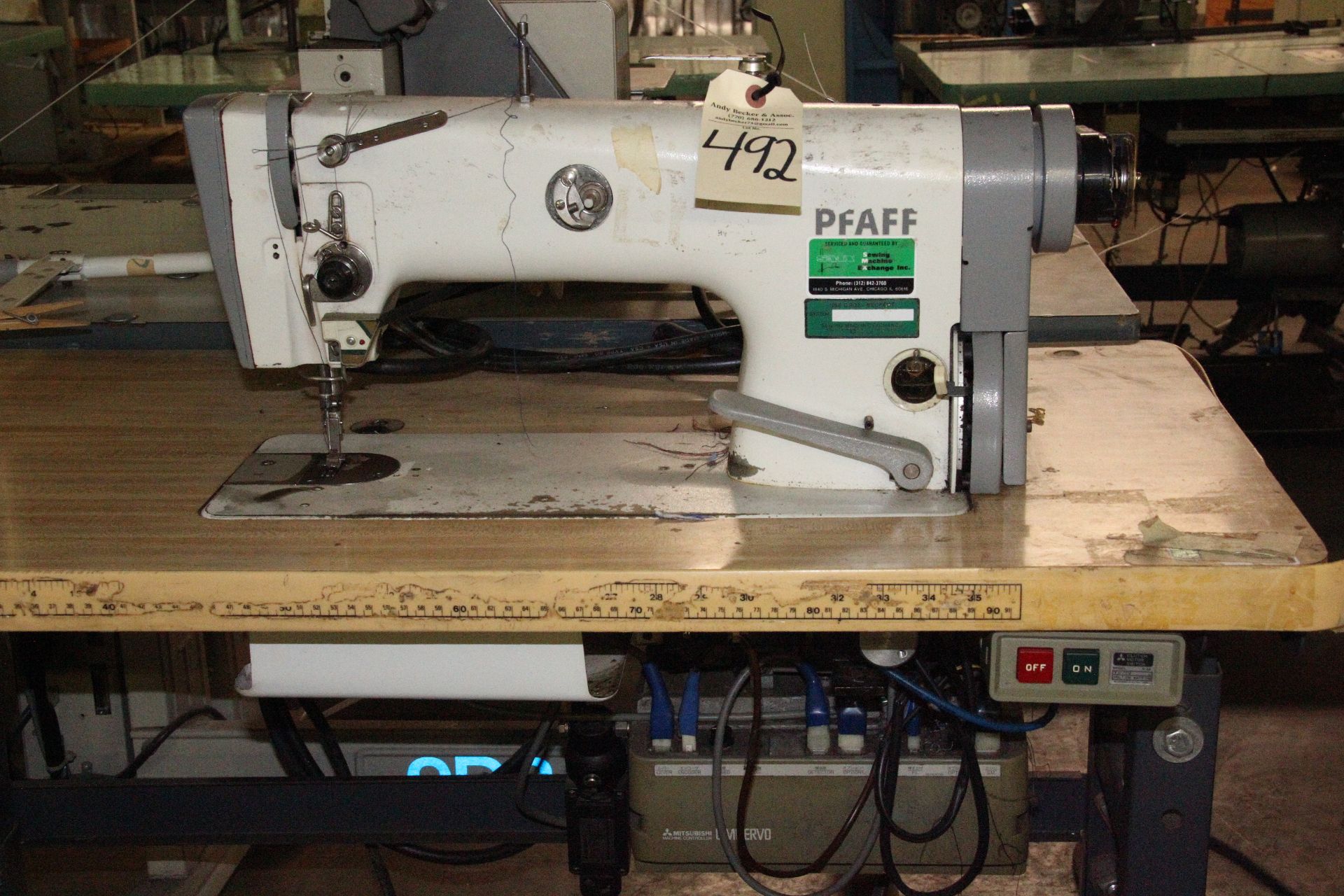 Pfaff 483G-900 Single Needle Lockstitch Sewing Machine