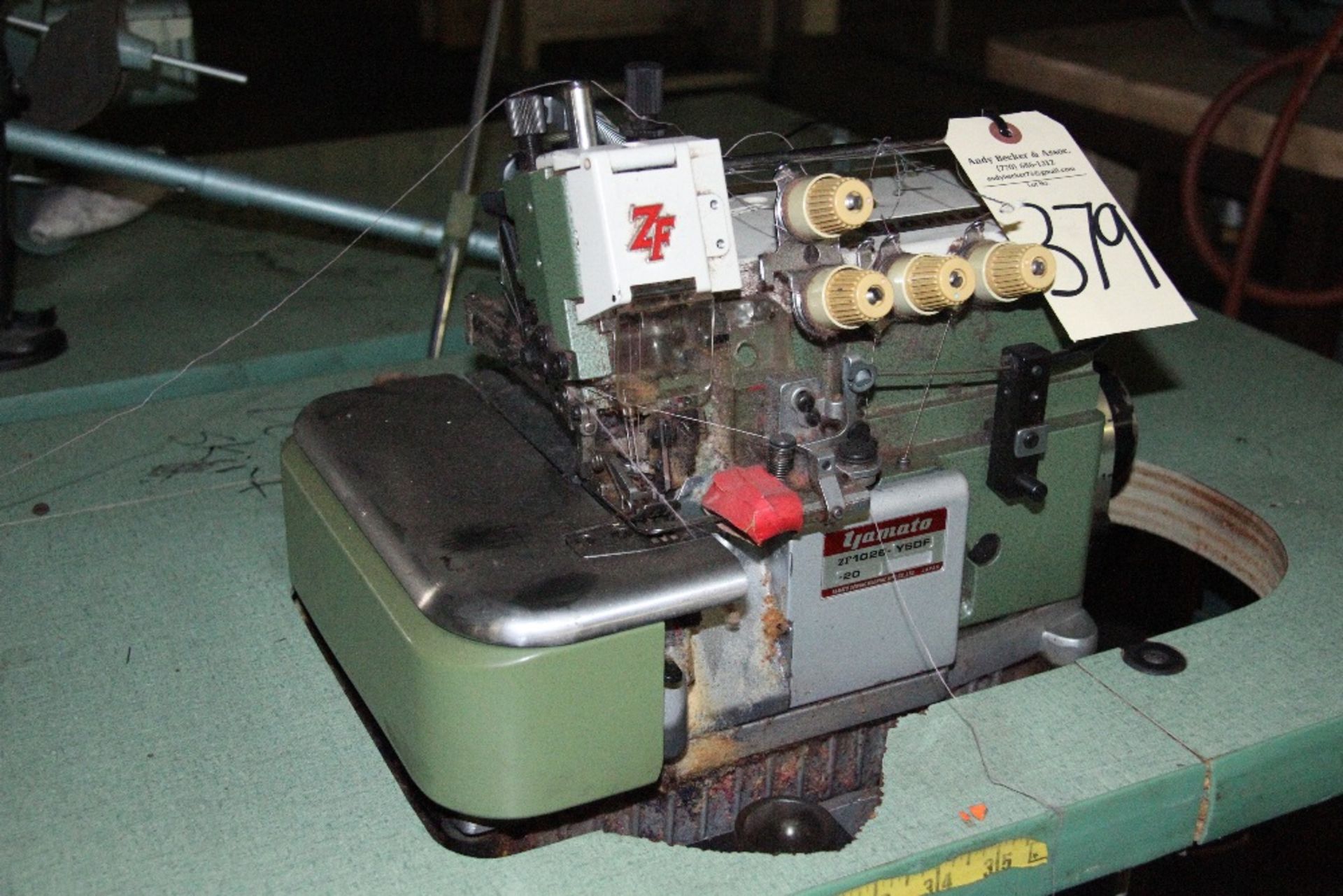 Yamato ZF1026 4-Thread Mock Safety Stitch Sewing Machine - Image 3 of 5