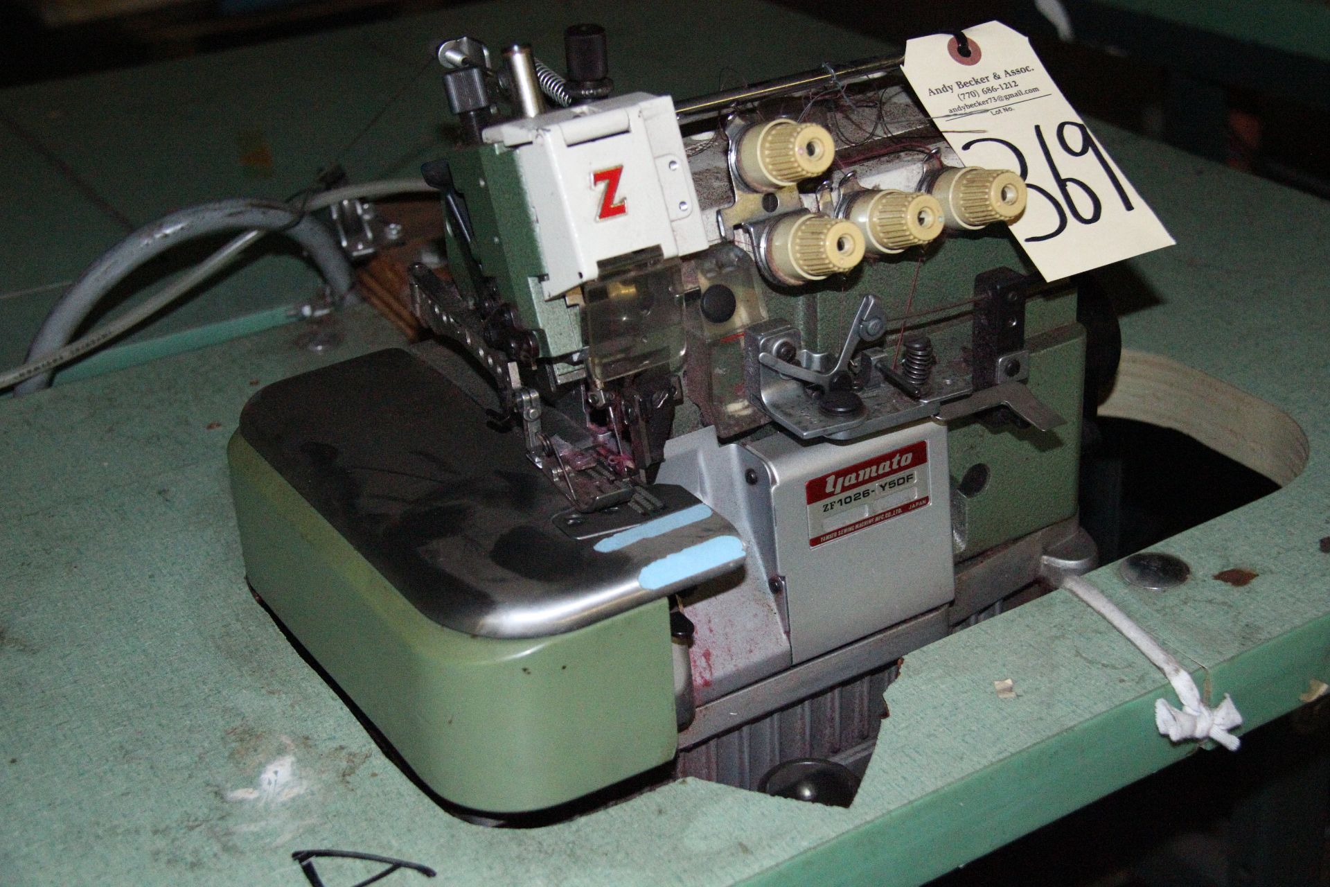 Yamato ZF-1026 4-Thread Mock Safety Stitch Sewing Machine