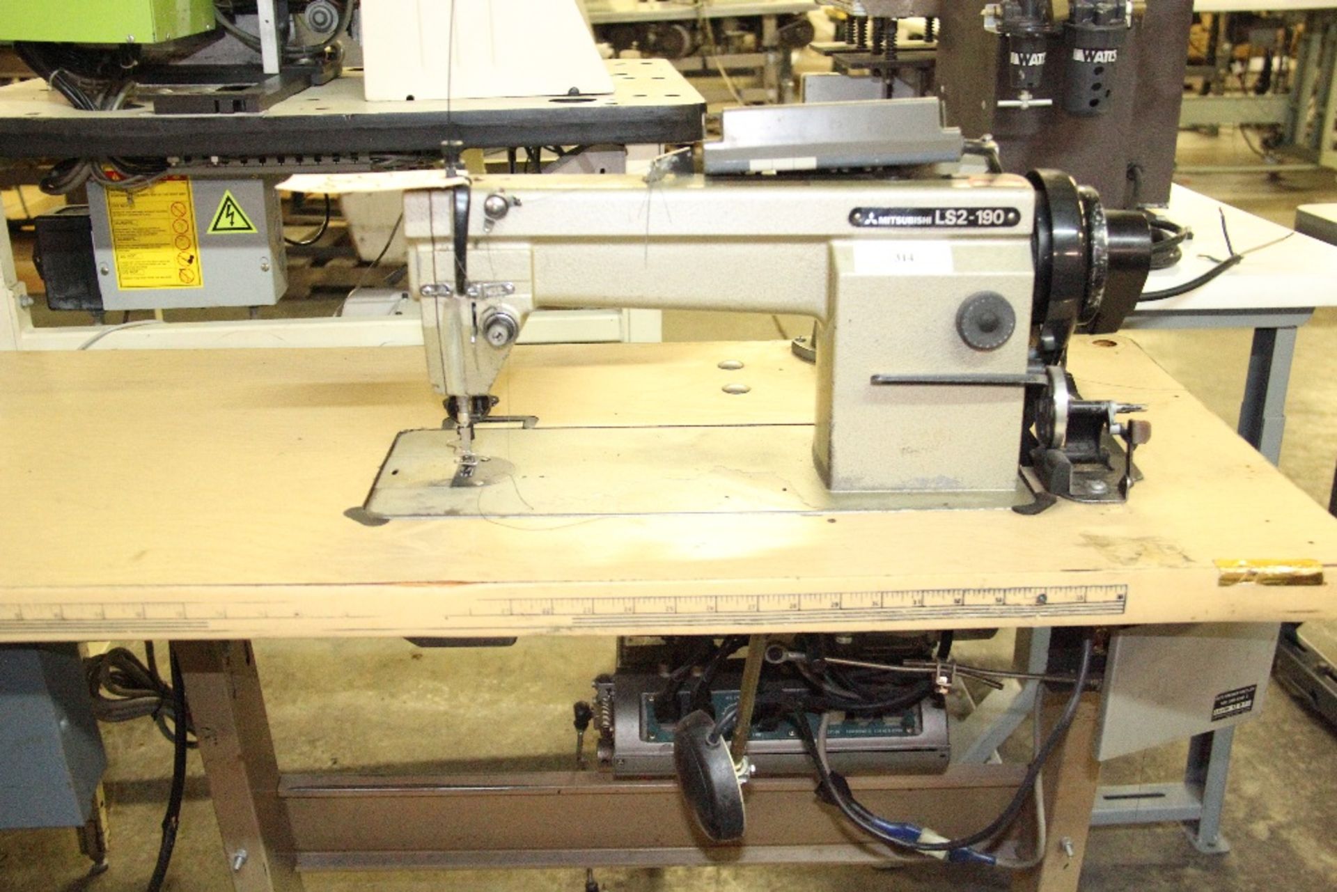 Mitsubishi LS2-190 Single Needle Lockstitch Sewing Machine