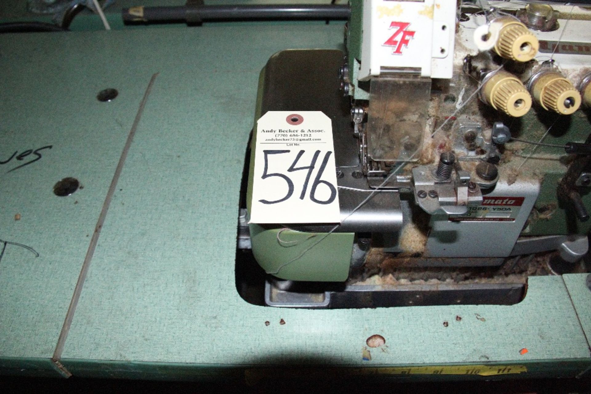 Yamato ZF1026 4-Thread Mock Safety Stitch Sewing Machine - Image 4 of 4