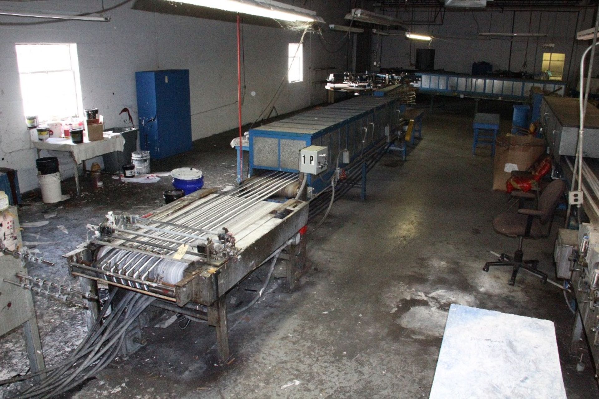 Inline Rotary Screen 24" Wide Printing Line