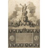 I. PARKER AFTER ROBERT SMIRKE, commemorative Naval Battle engravings: Commemoration of 14th February