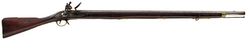 A .750 EAST INDIA COMPANY FLINTLOCK BROWN BESS, 39.25inch sighted barrel, border engraved lock