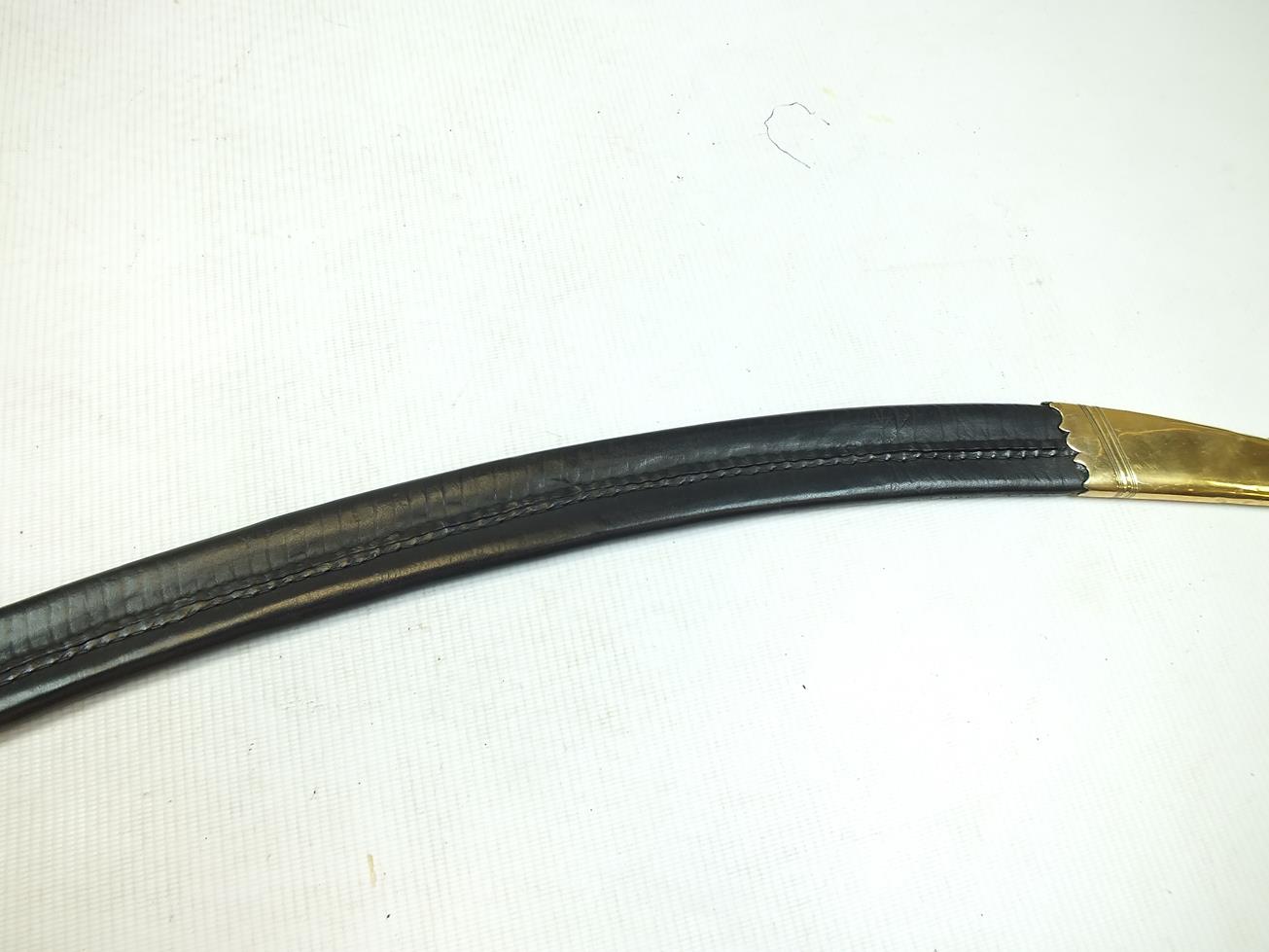 A SCARCE GEORGIAN NAVAL OFFICER'S SABRE BY GIBBENS, 75.5cm sharply curved blade faintly engraved - Image 11 of 16