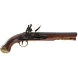 A .650 THIRD LIGHT DRAGOONS KING'S GERMAN LEGION FLINTLOCK LIGHT DRAGOON PISTOL, 9inch barrel,