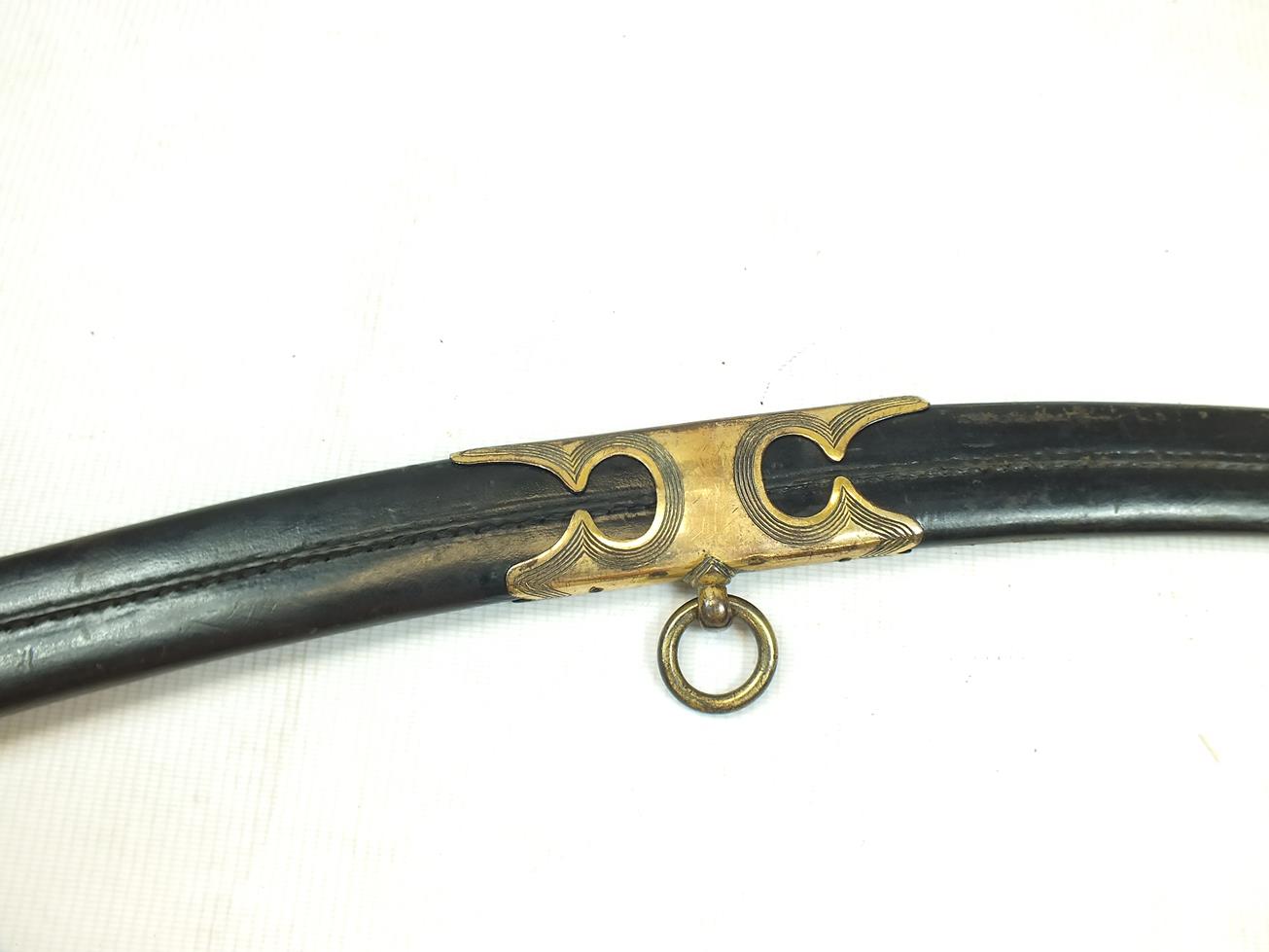 AN 1803 PATTERN GRENADIER OFFICER'S SWORD, 79cm curved blade with clipped back point, decorated with - Image 23 of 24