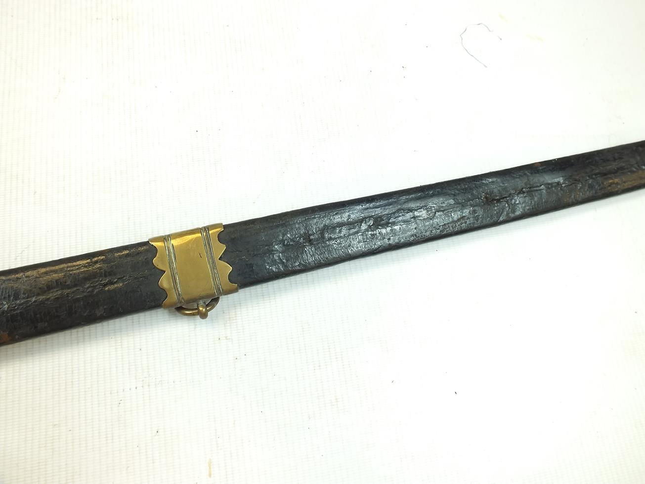 A 1796 PATTERN HEAVY CAVALRY OFFICER'S DRESS SWORD, 87.5cm broad blade profusely decorated with - Image 24 of 25