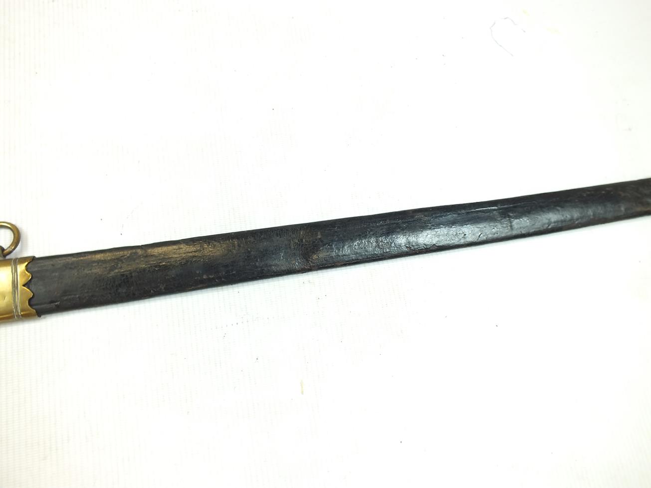 A 1796 PATTERN HEAVY CAVALRY OFFICER'S DRESS SWORD, 87.5cm broad blade profusely decorated with - Image 21 of 25