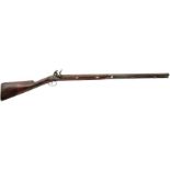 A 13-BORE FLINTLOCK SPORTING GUN MARKED JOSEPH MANTON, 32.75inch sighted three-stage barrel