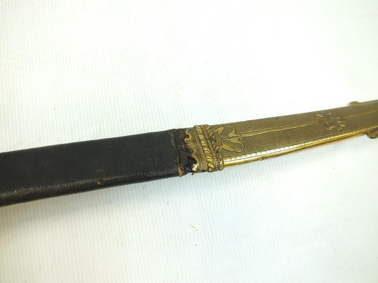 AN HIGHLY UNUSUAL PRESENTATION QUALITY MAMELUKE HILTED DIRK MOUNTED WITH A YATAGHAN BLADE BY SALTER, - Image 21 of 26
