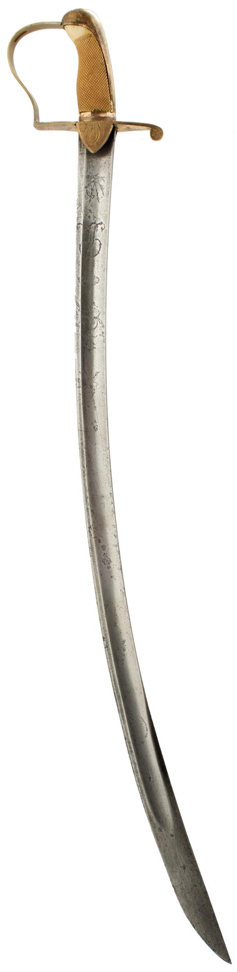 A 1796 PATTERN LIGHT CAVALRY OFFICER'S SWORD TO CAPTAIN JOHN PERRY OF THE JAMAICAN REGIMENT OF