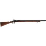 A .577 OBSOLETE CALIBRE NEW ZEALAND SHORT RIFLE, 30.75inch sighted barrel fitted with ramp and