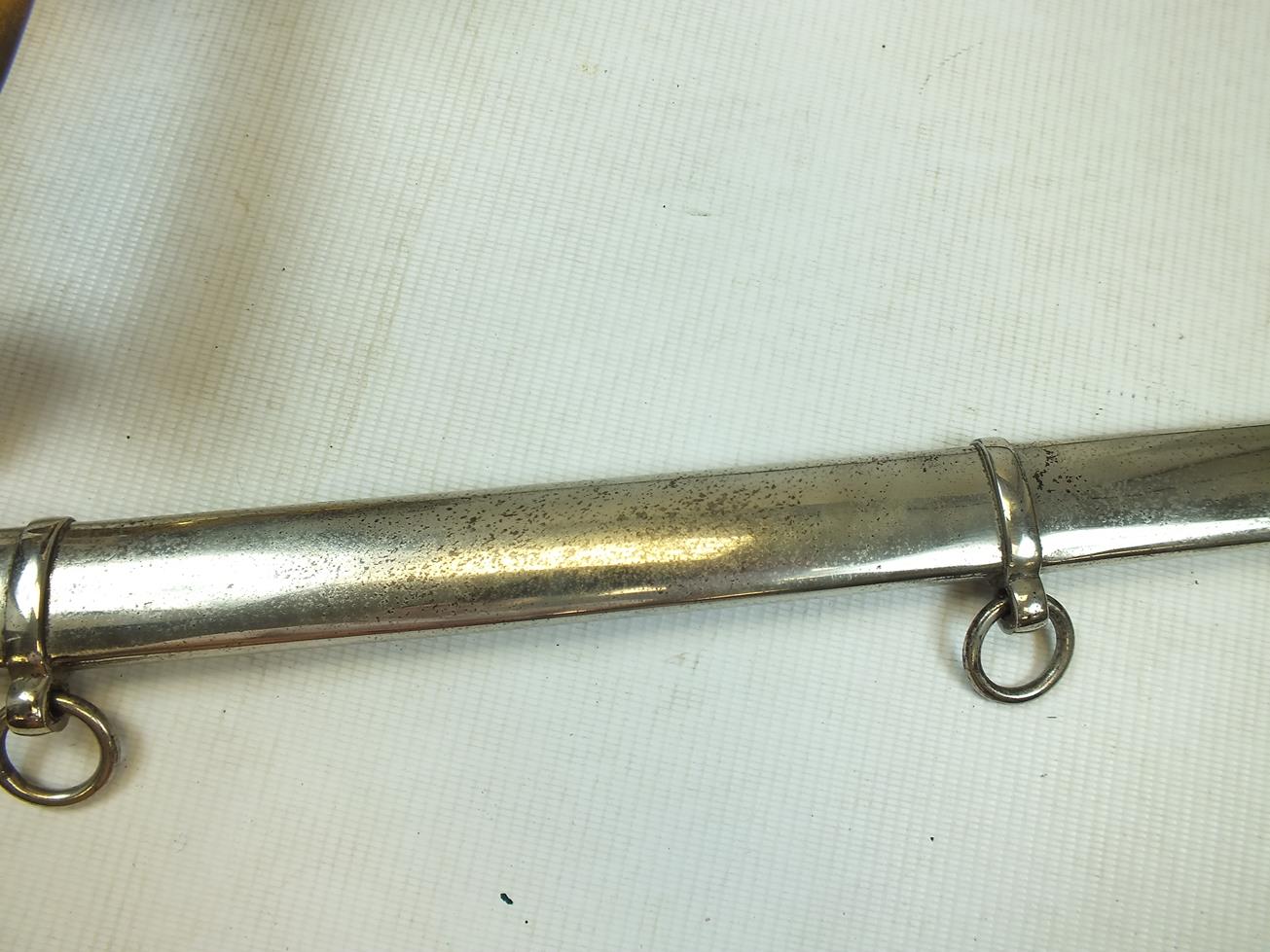 A SCARCE AND GOOD EXAMPLE OF THE ROYAL MILITARY ACADEMY PRESENTATION SWORD, 83.5cm pristine blade by - Image 16 of 16