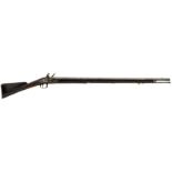 A .750 INDIA PATTERN FLINTLOCK BROWN BESS, 39.25inch sighted barrel, border engraved stepped lock