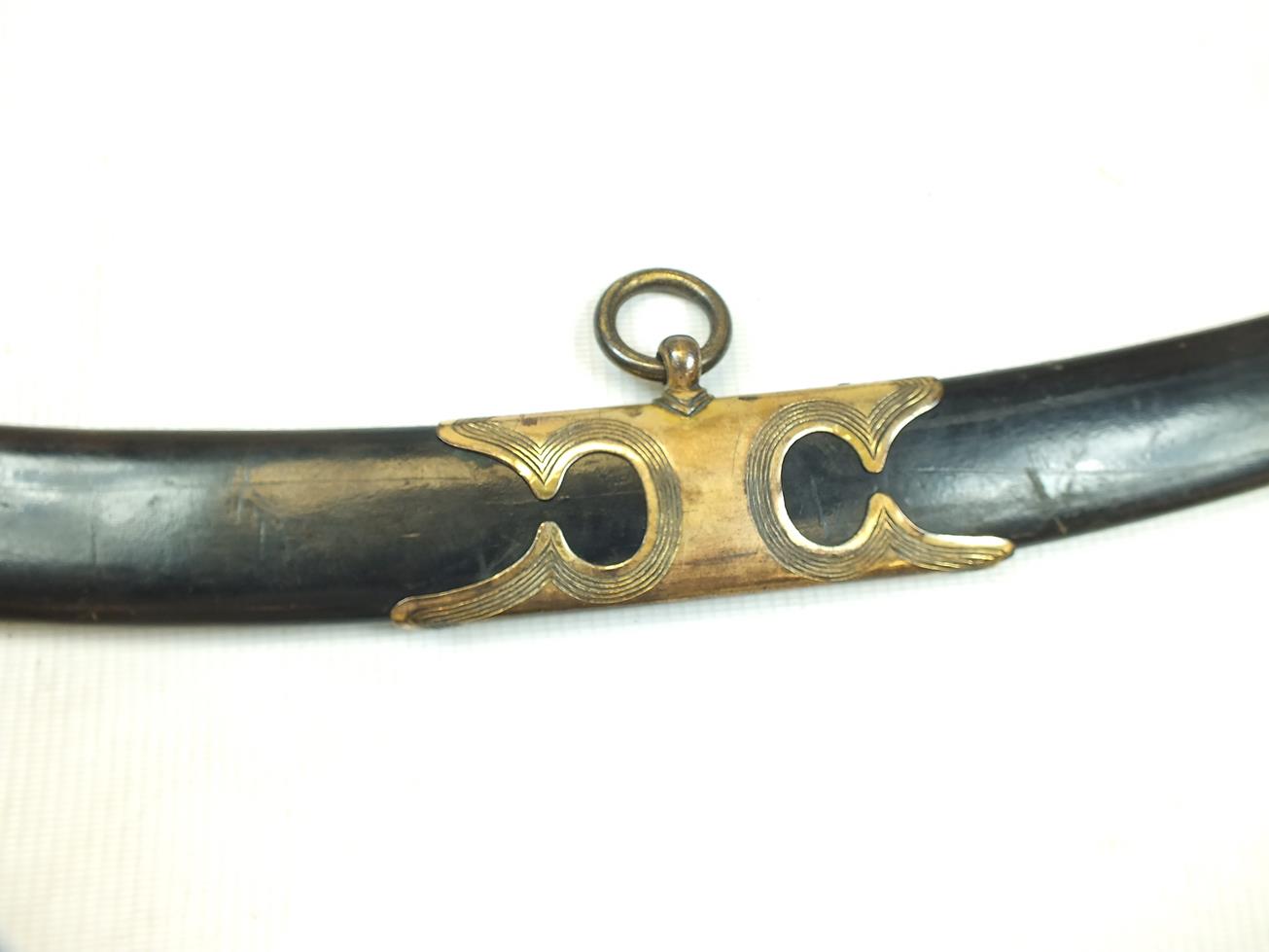 AN 1803 PATTERN GRENADIER OFFICER'S SWORD, 79cm curved blade with clipped back point, decorated with - Image 19 of 24