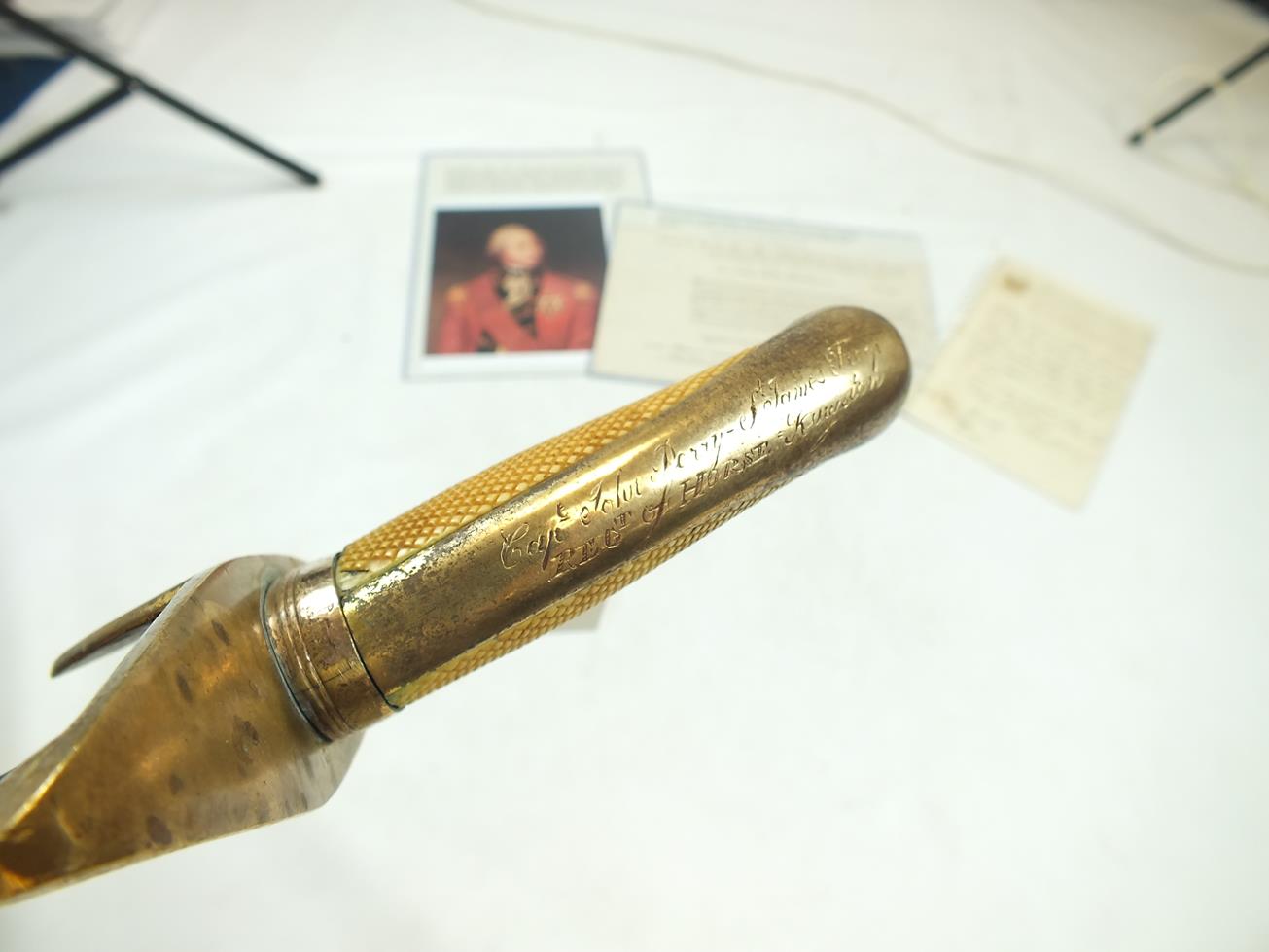 A 1796 PATTERN LIGHT CAVALRY OFFICER'S SWORD TO CAPTAIN JOHN PERRY OF THE JAMAICAN REGIMENT OF - Image 10 of 18