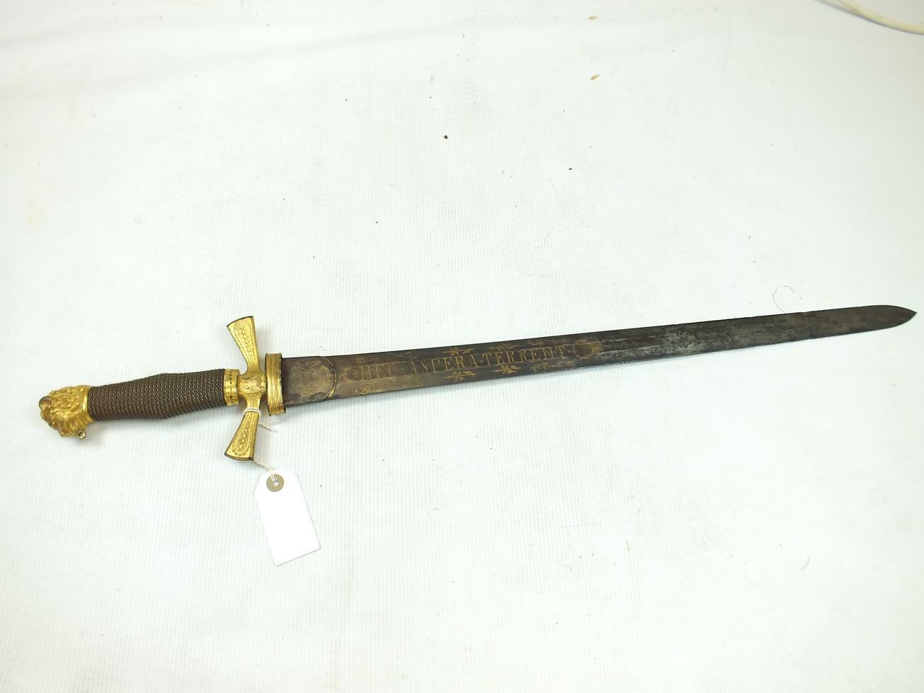 A GEORGIAN SHORT SWORD TO THE GRENADIER GUARDS, 60.5cm flattened diamond section gladius style - Bild 2 aus 17