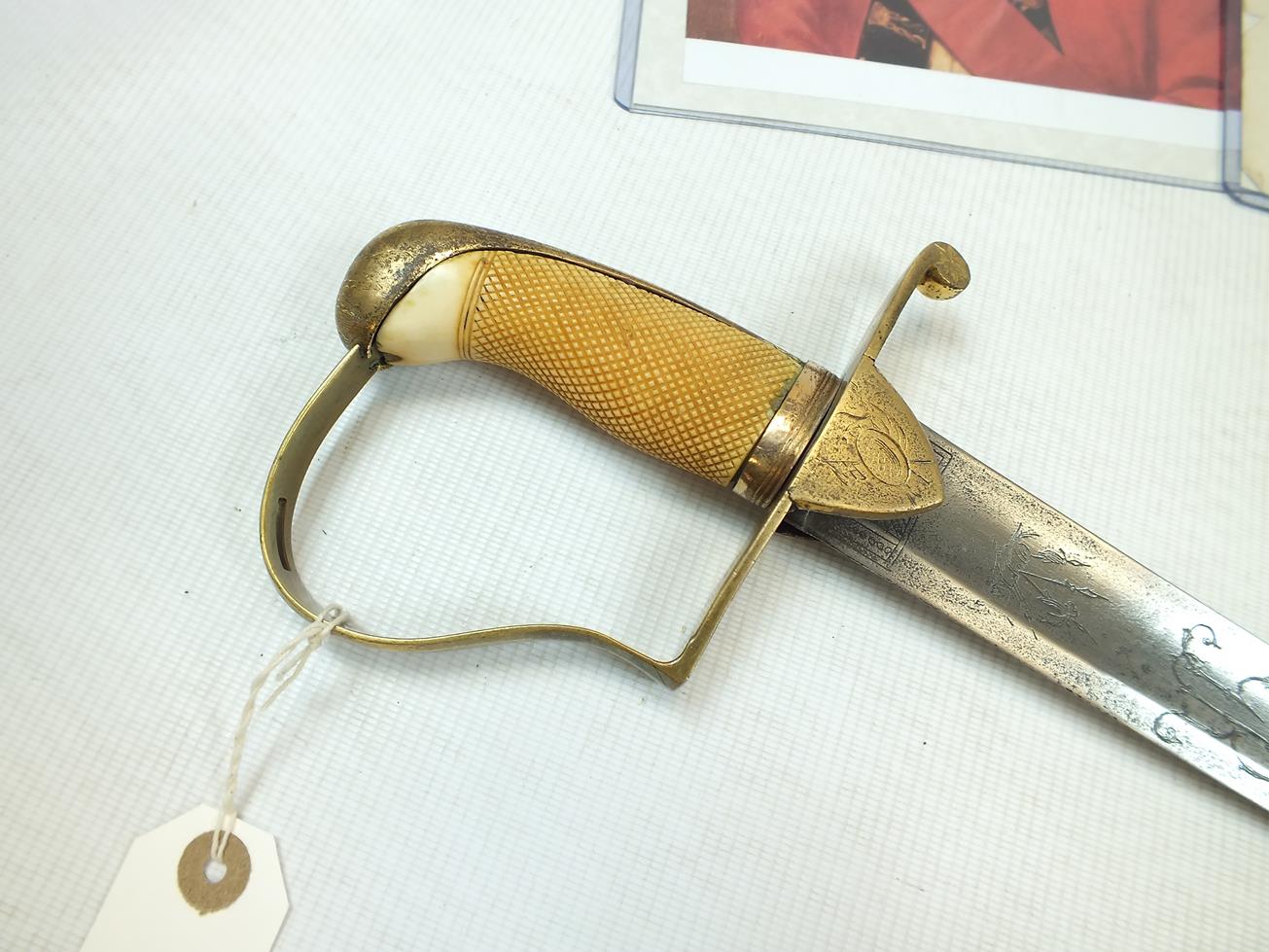 A 1796 PATTERN LIGHT CAVALRY OFFICER'S SWORD TO CAPTAIN JOHN PERRY OF THE JAMAICAN REGIMENT OF - Image 4 of 18